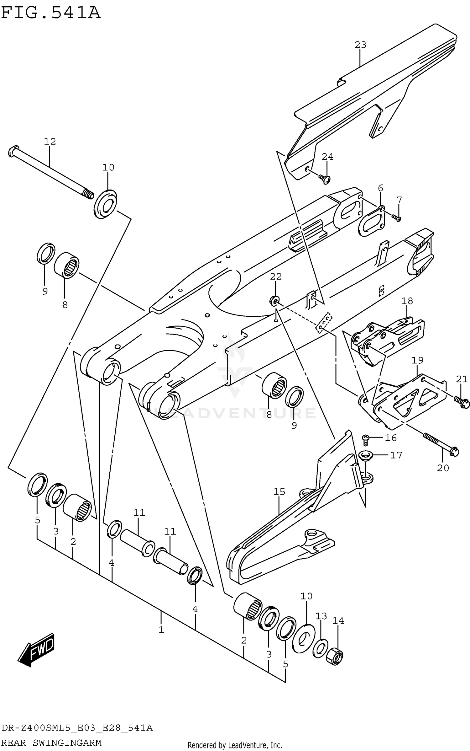 REAR SWINGINGARM