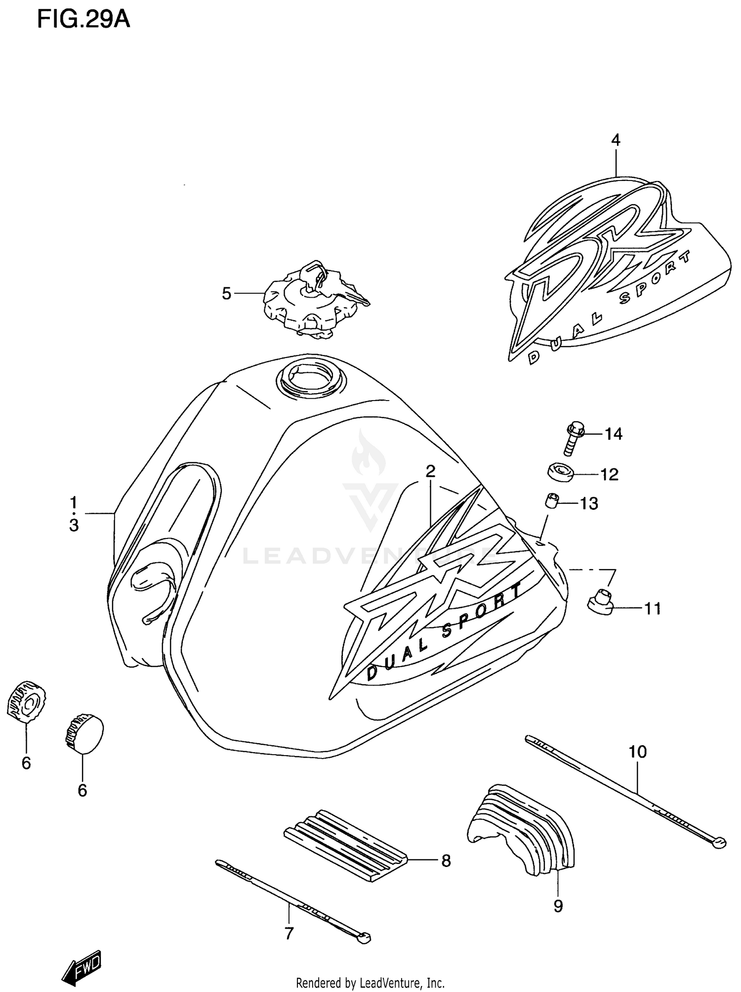 FUEL TANK (MODEL X/Y)