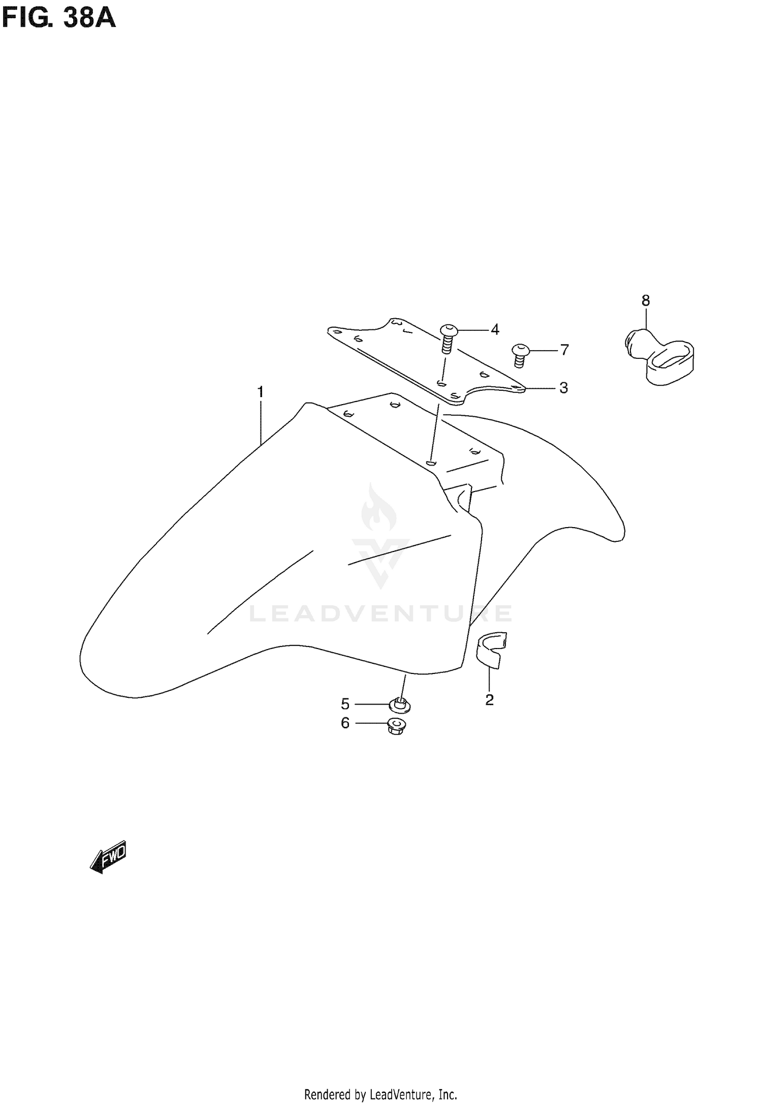 FRONT FENDER (MODEL K4)