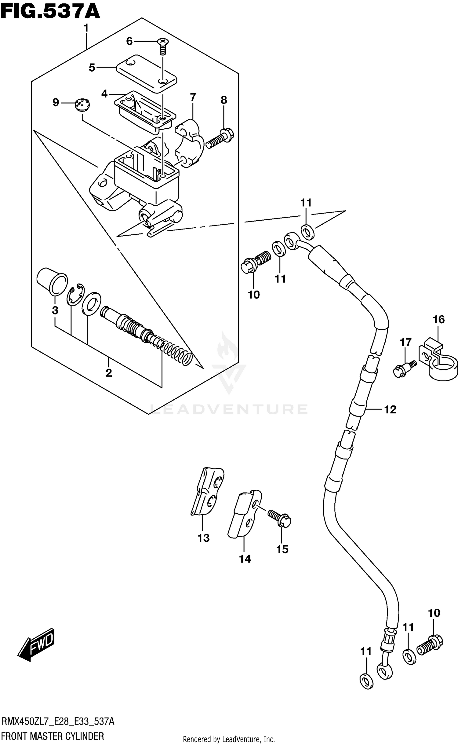 FRONT MASTER CYLINDER