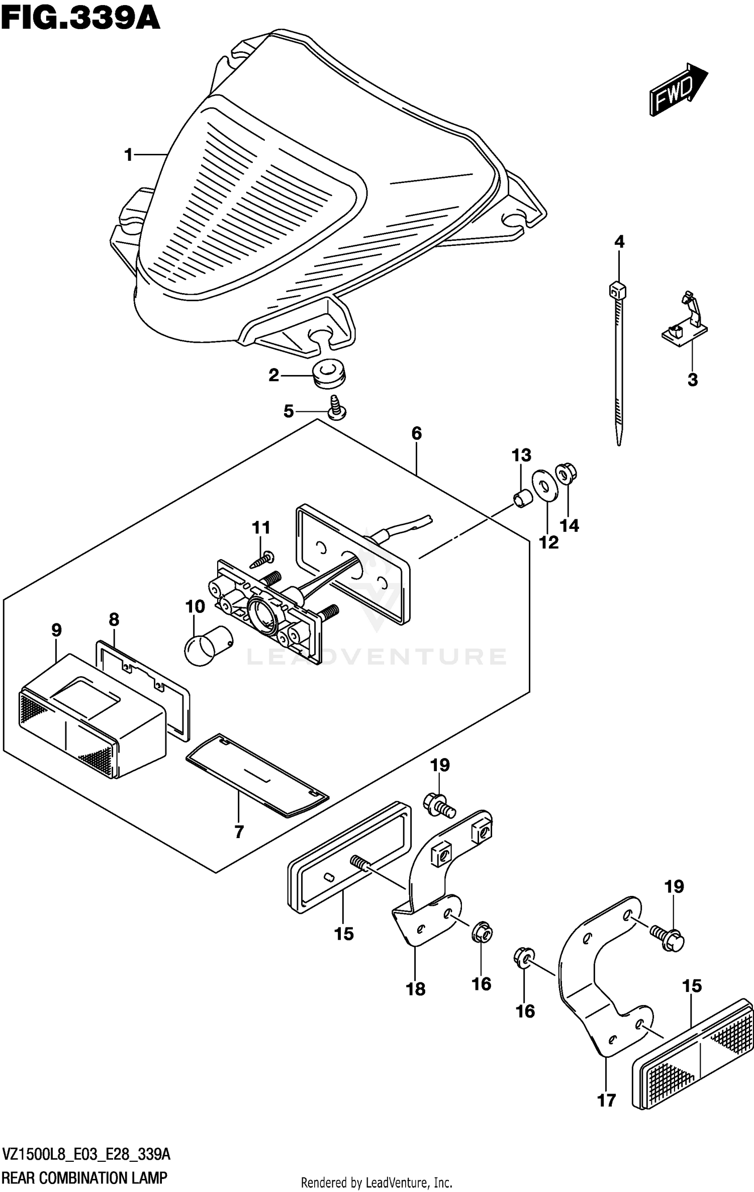 REAR COMBINATION LAMP