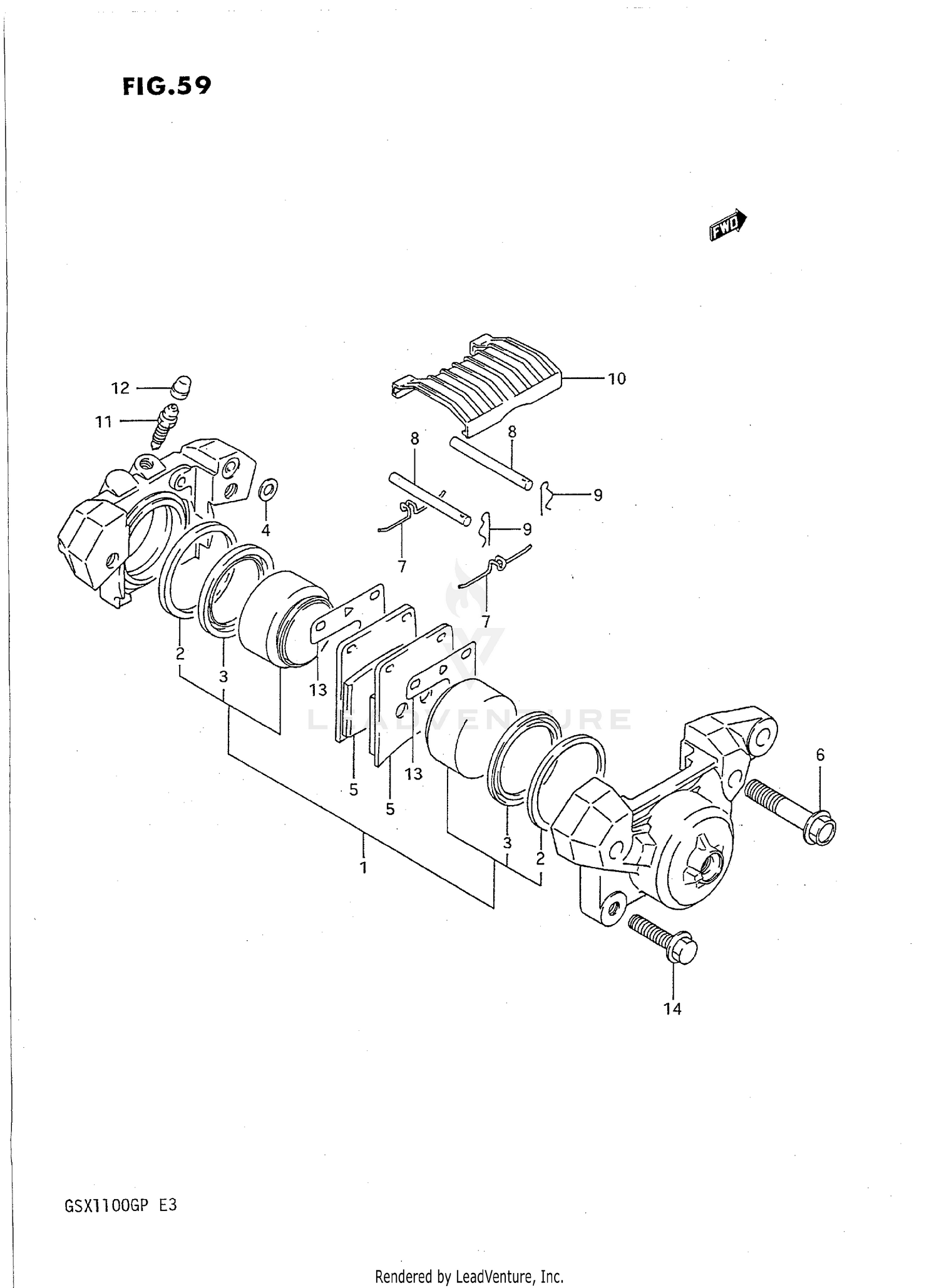 REAR CALIPER (MODEL M/N)