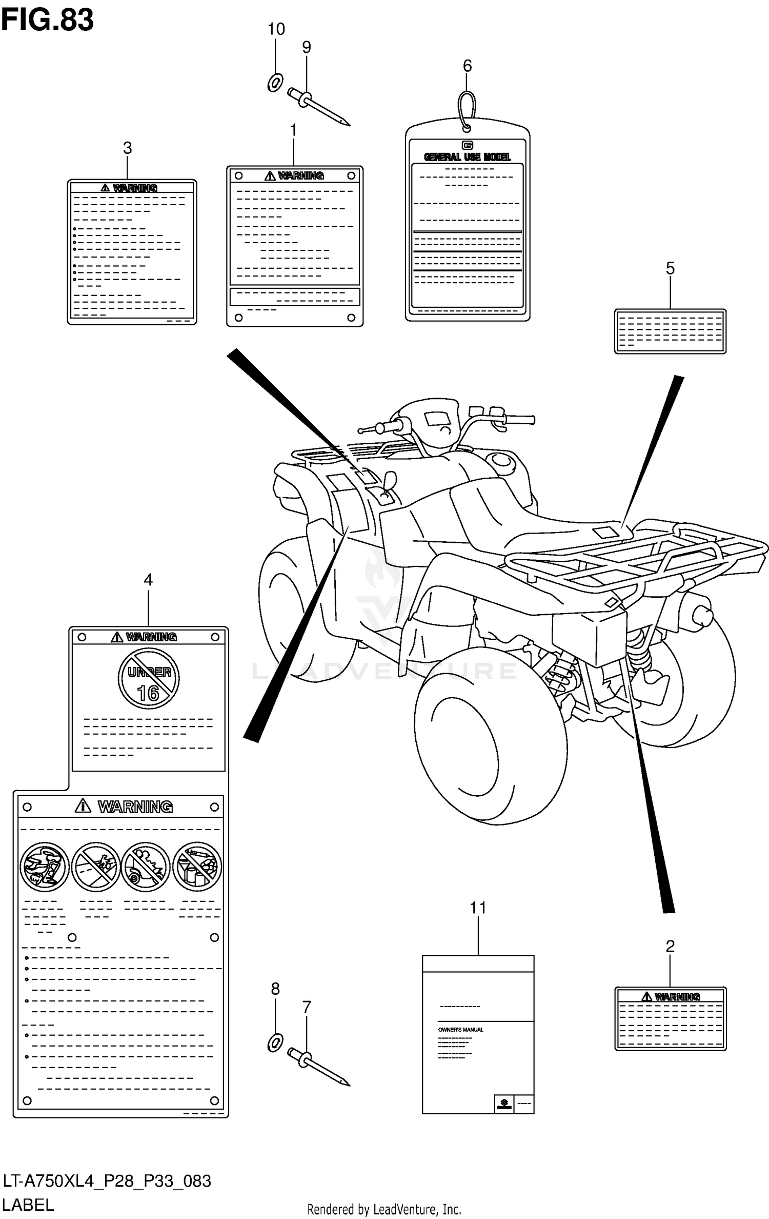 LABEL (LT-A750XL4 P33)