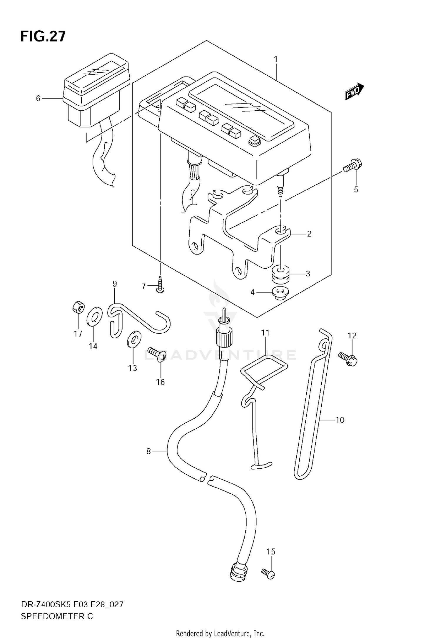 SPEEDOMETER (MODEL K5)