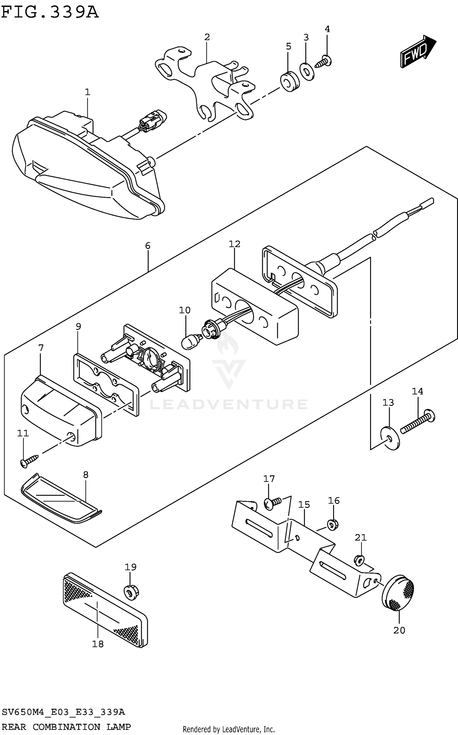 REAR COMBINATION LAMP