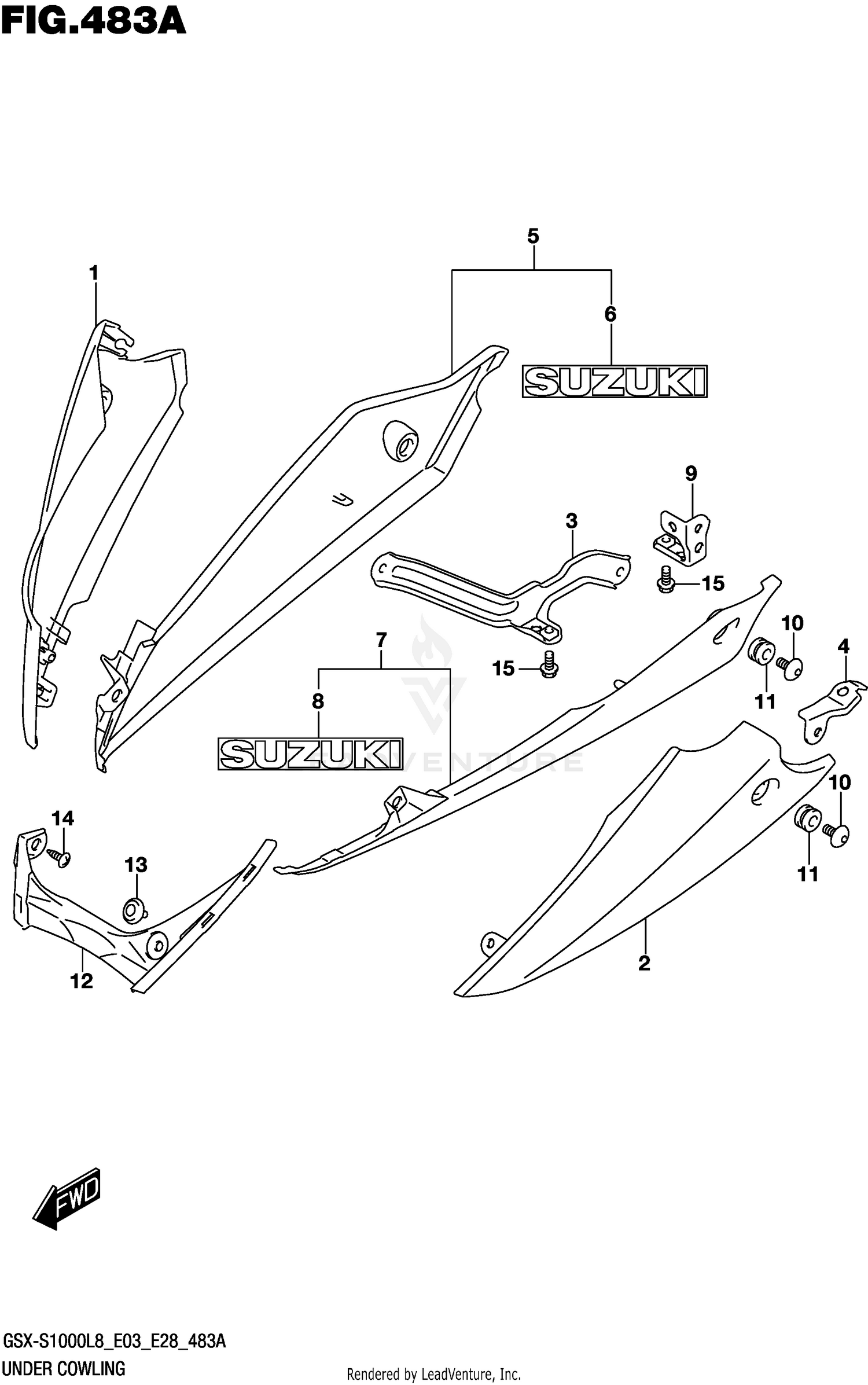 UNDER COWLING (GSX-S1000AL8 E03)