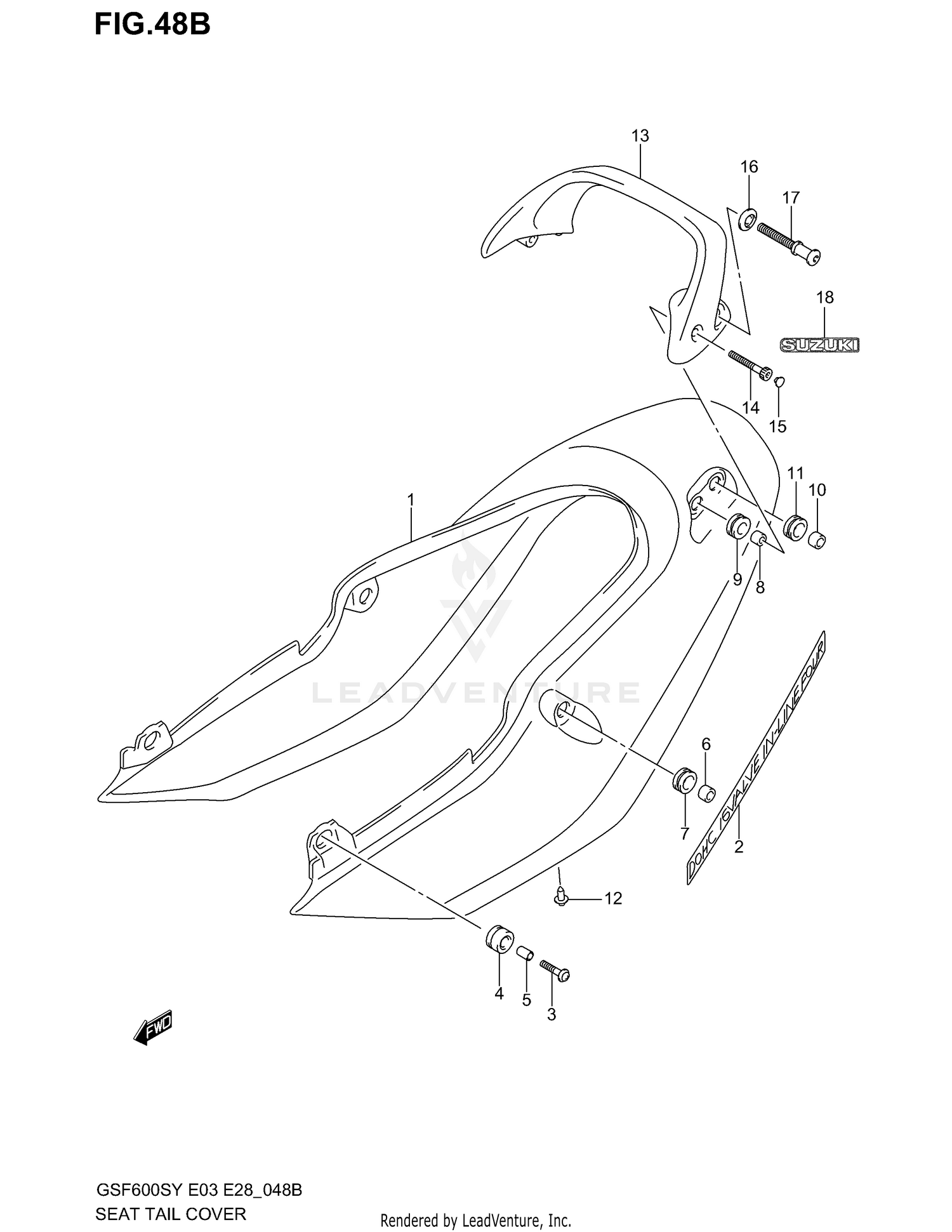 SEAT TAIL COVER (MODEL K2)