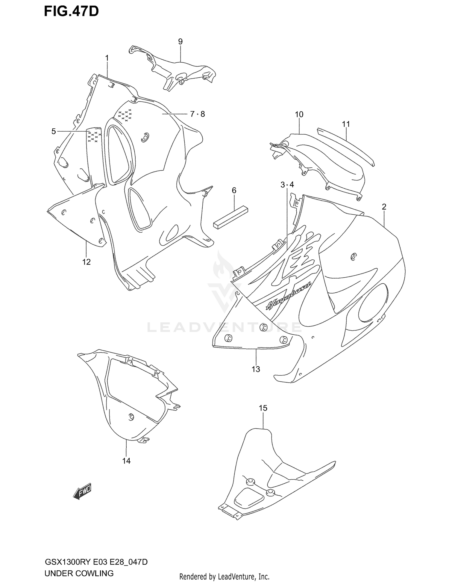 UNDER COWLING (MODEL K3)