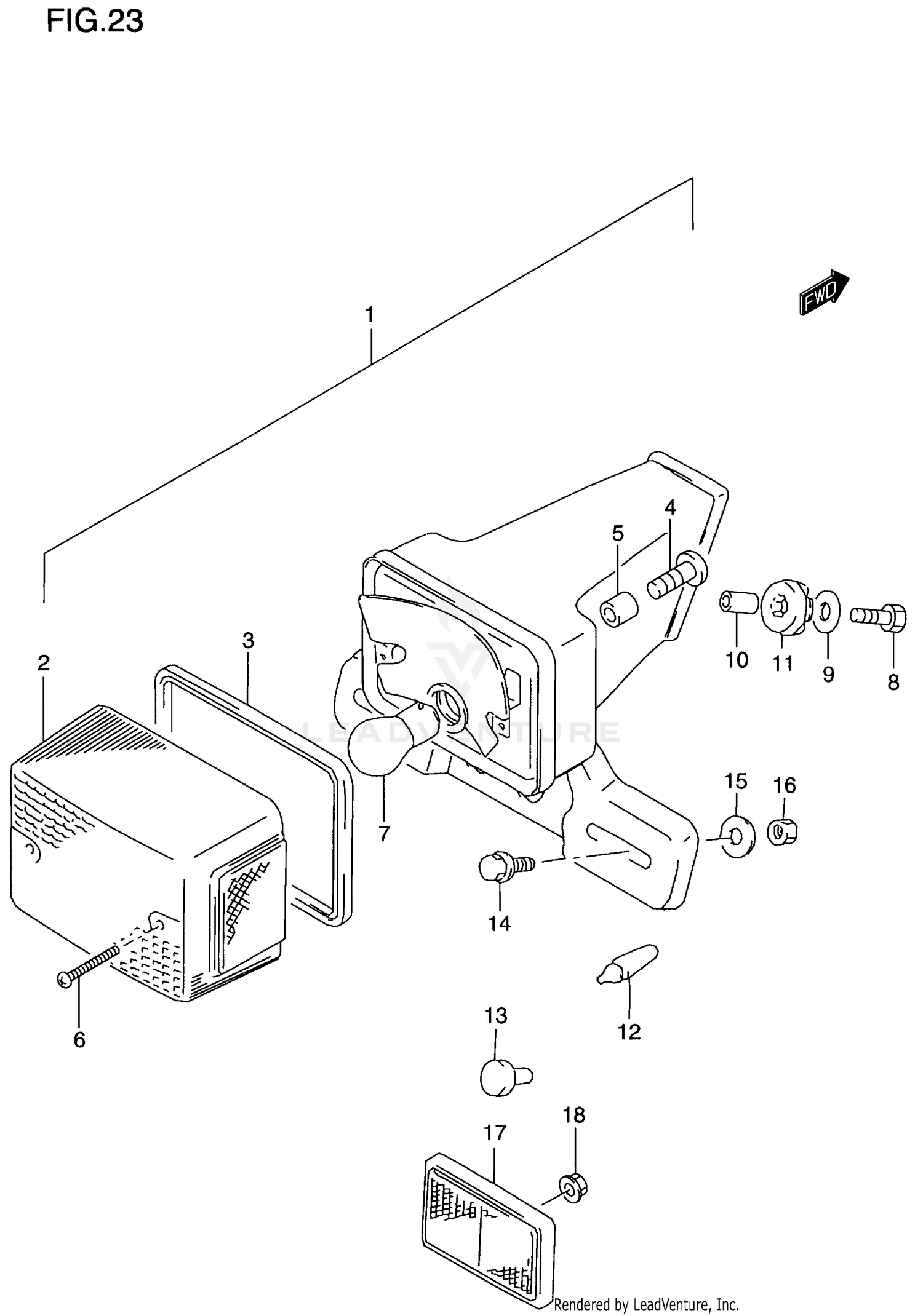 REAR COMBINATION LAMP