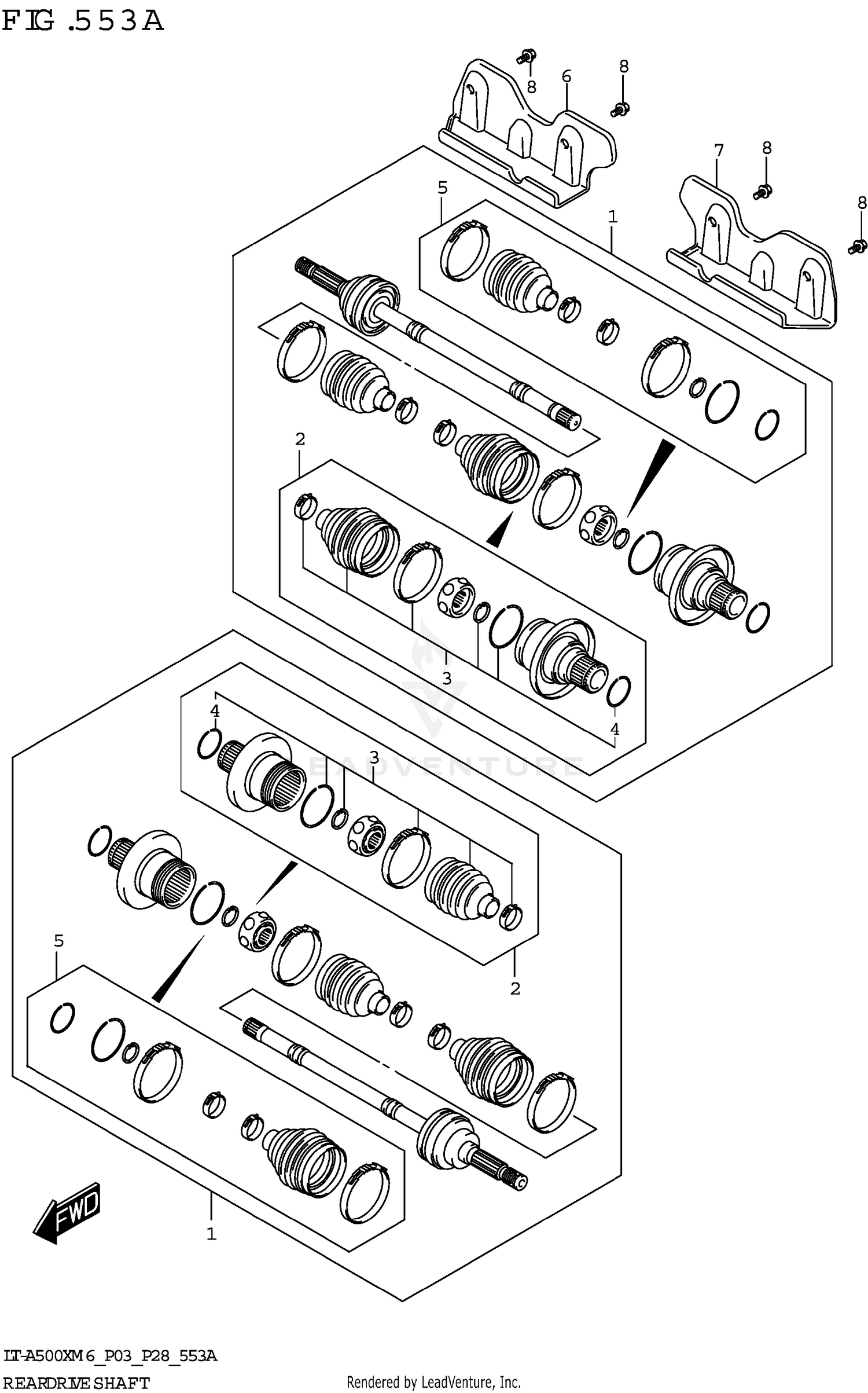 REAR DRIVE SHAFT