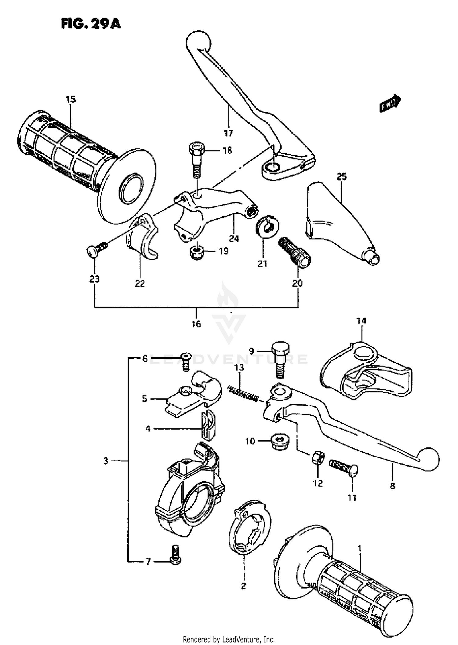 HANDLE SWITCH (MODEL K/L/M/P/R/S)