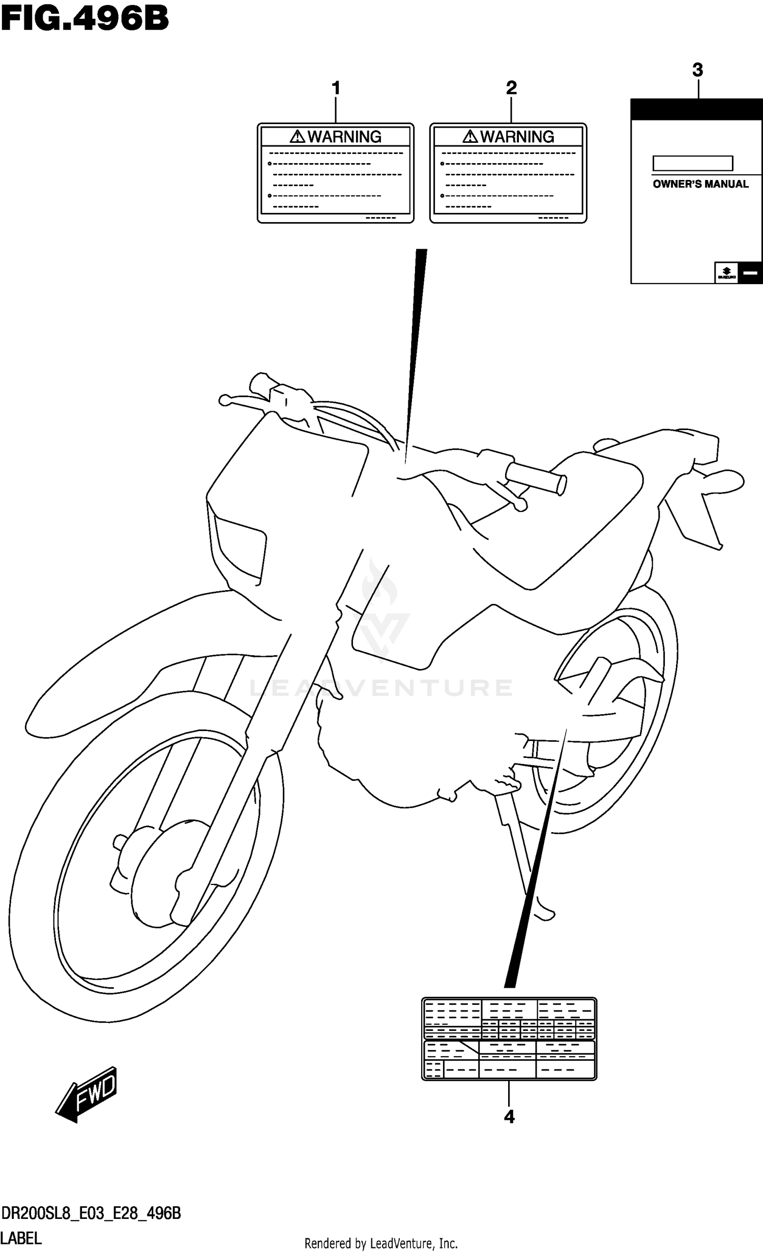 LABEL (DR200SL8 E28)