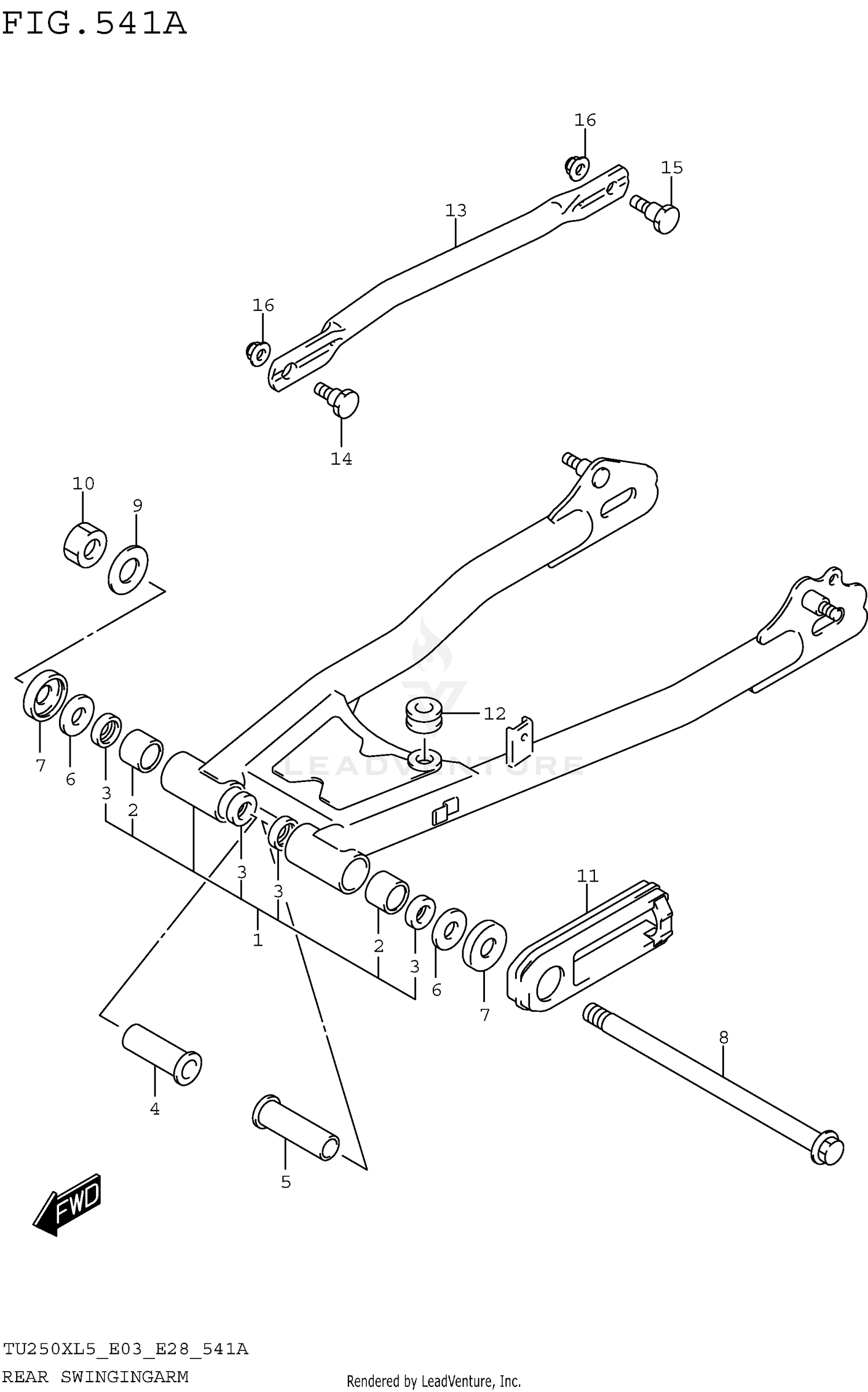 REAR SWINGINGARM