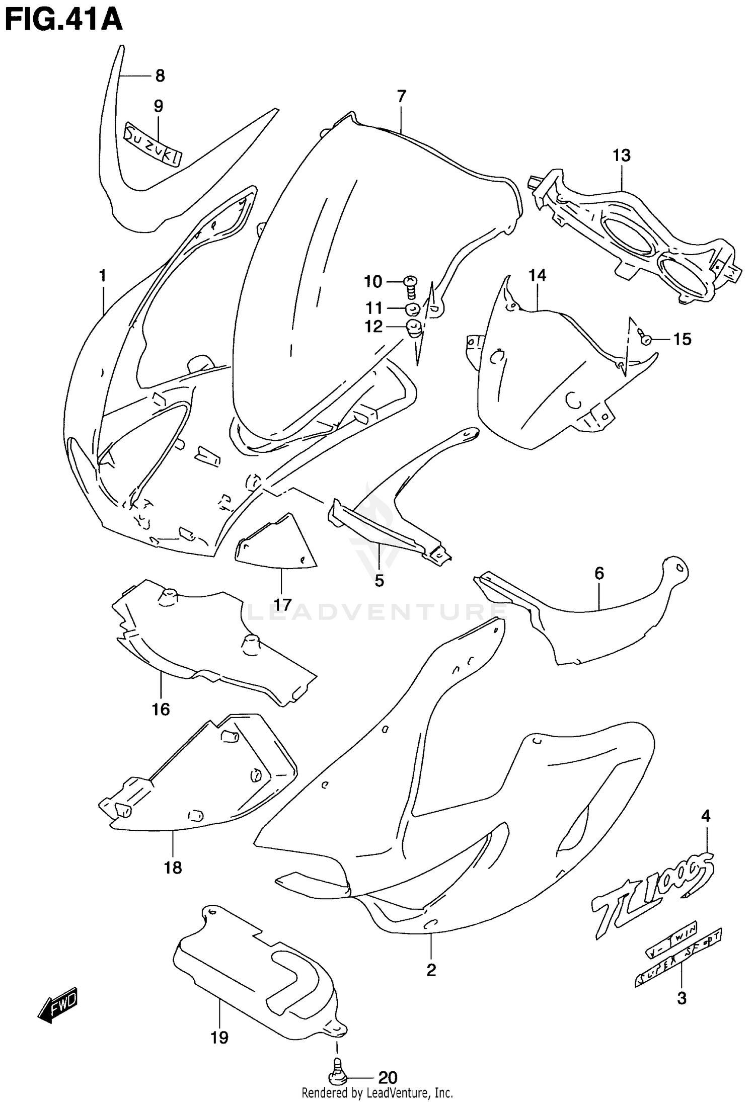 COWLING BODY (MODEL W)