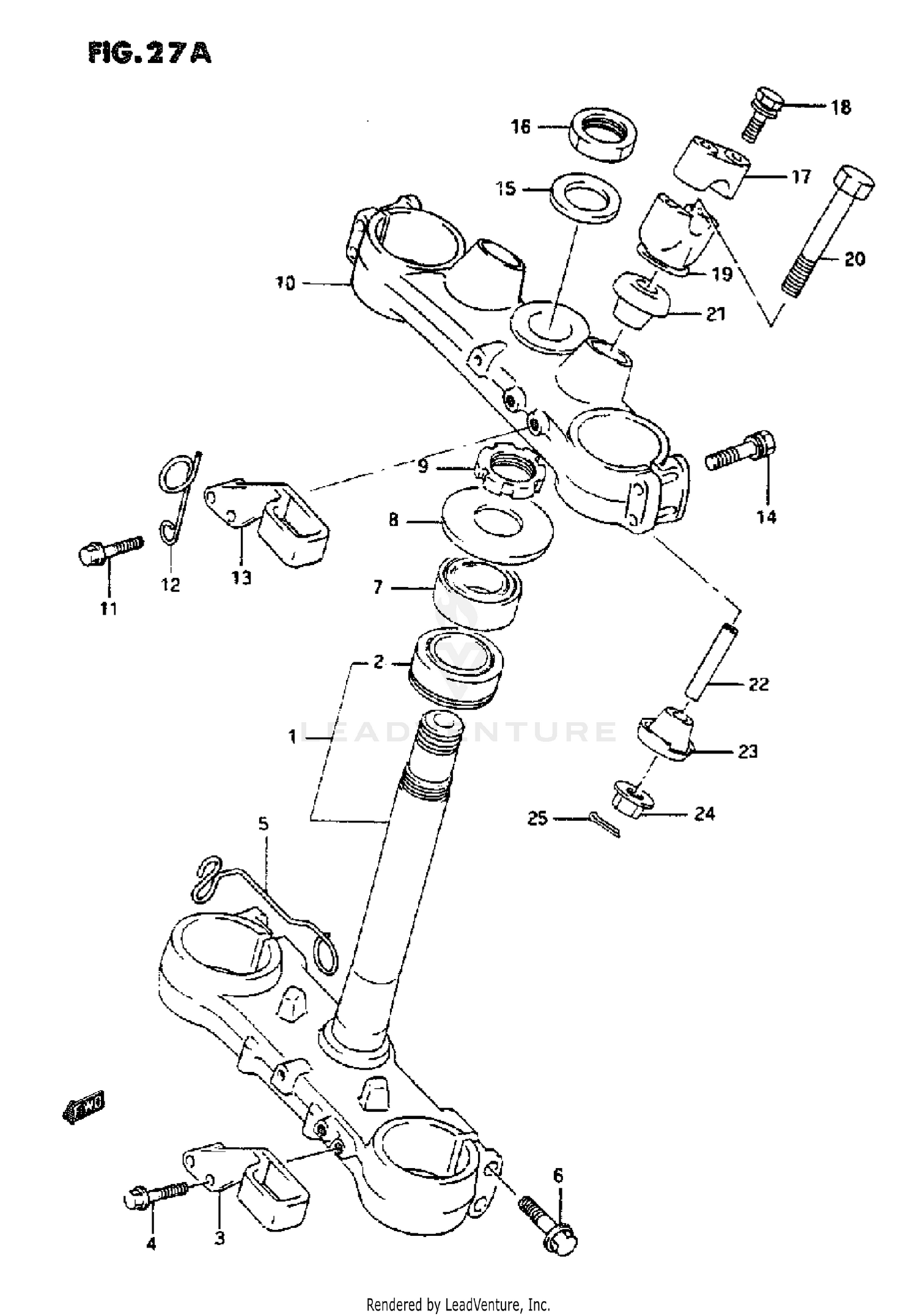 STEERING STEM (MODEL M/N)