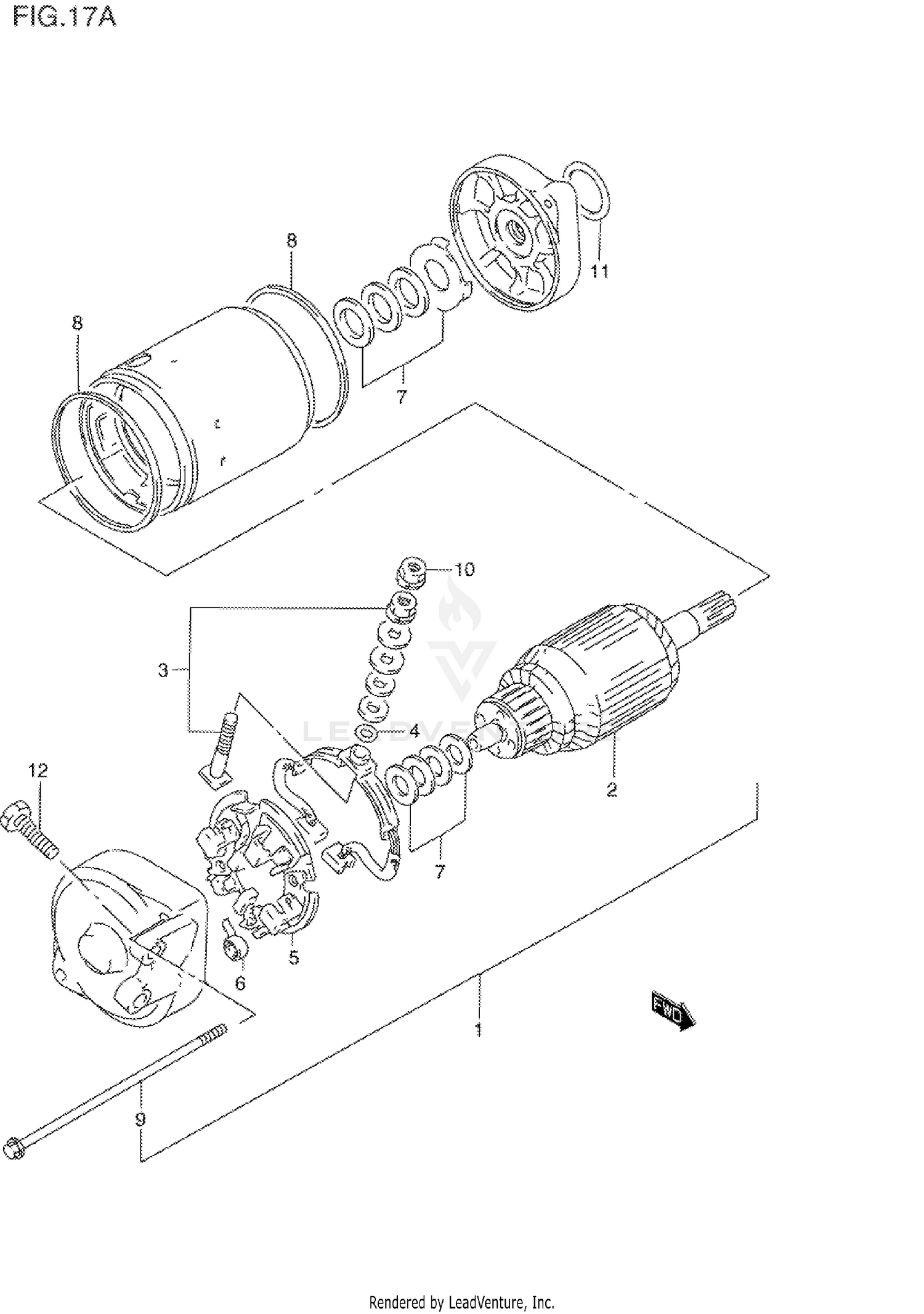 STARTING MOTOR (MODEL R/S)