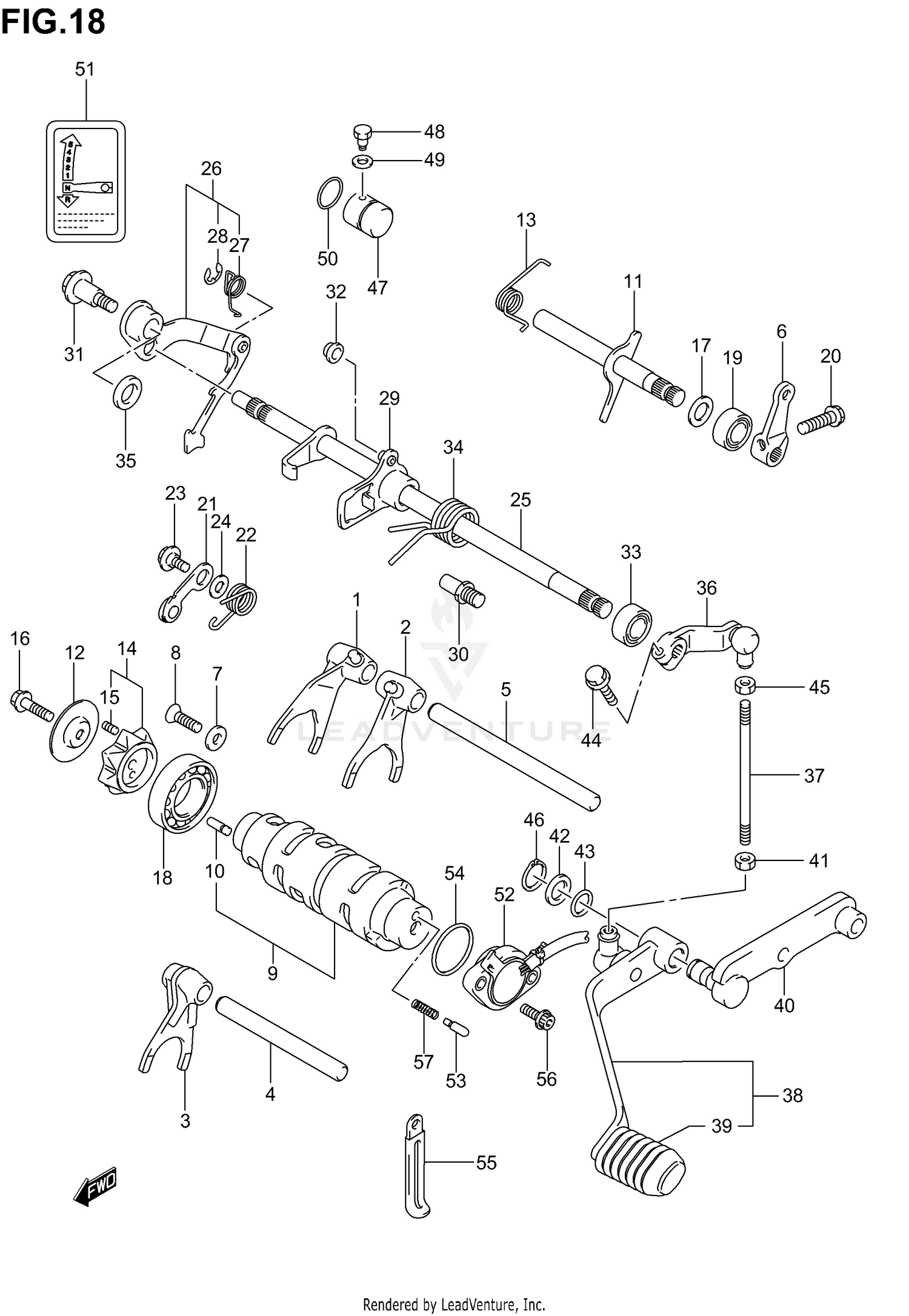 GEAR SHIFTING (MODEL K2)