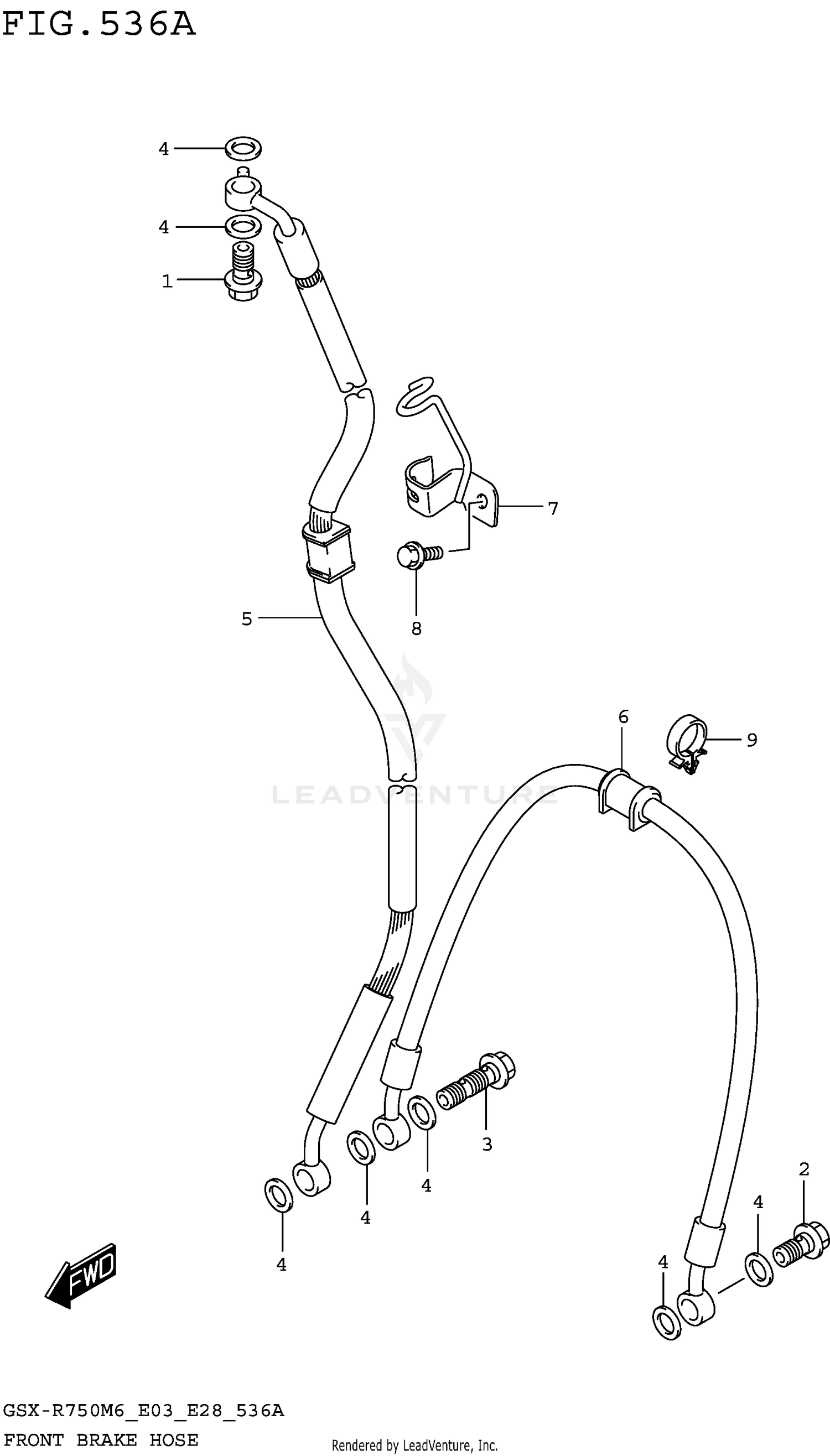 FRONT BRAKE HOSE
