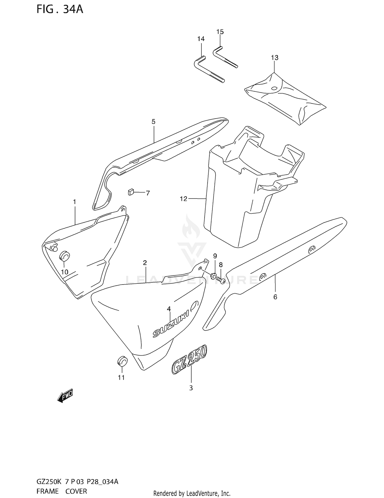 FRAME COVER (MODEL K7)