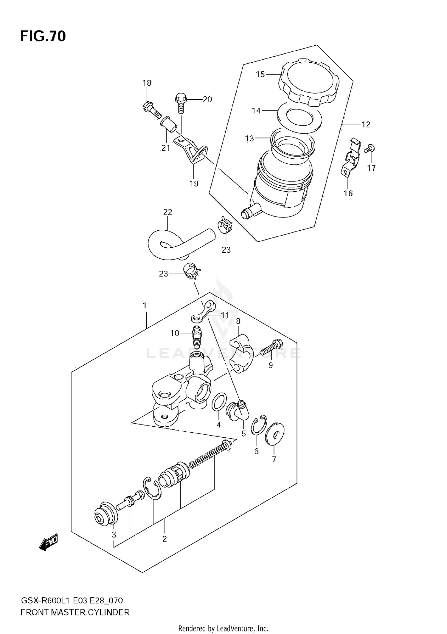 FRONT MASTER CYLINDER