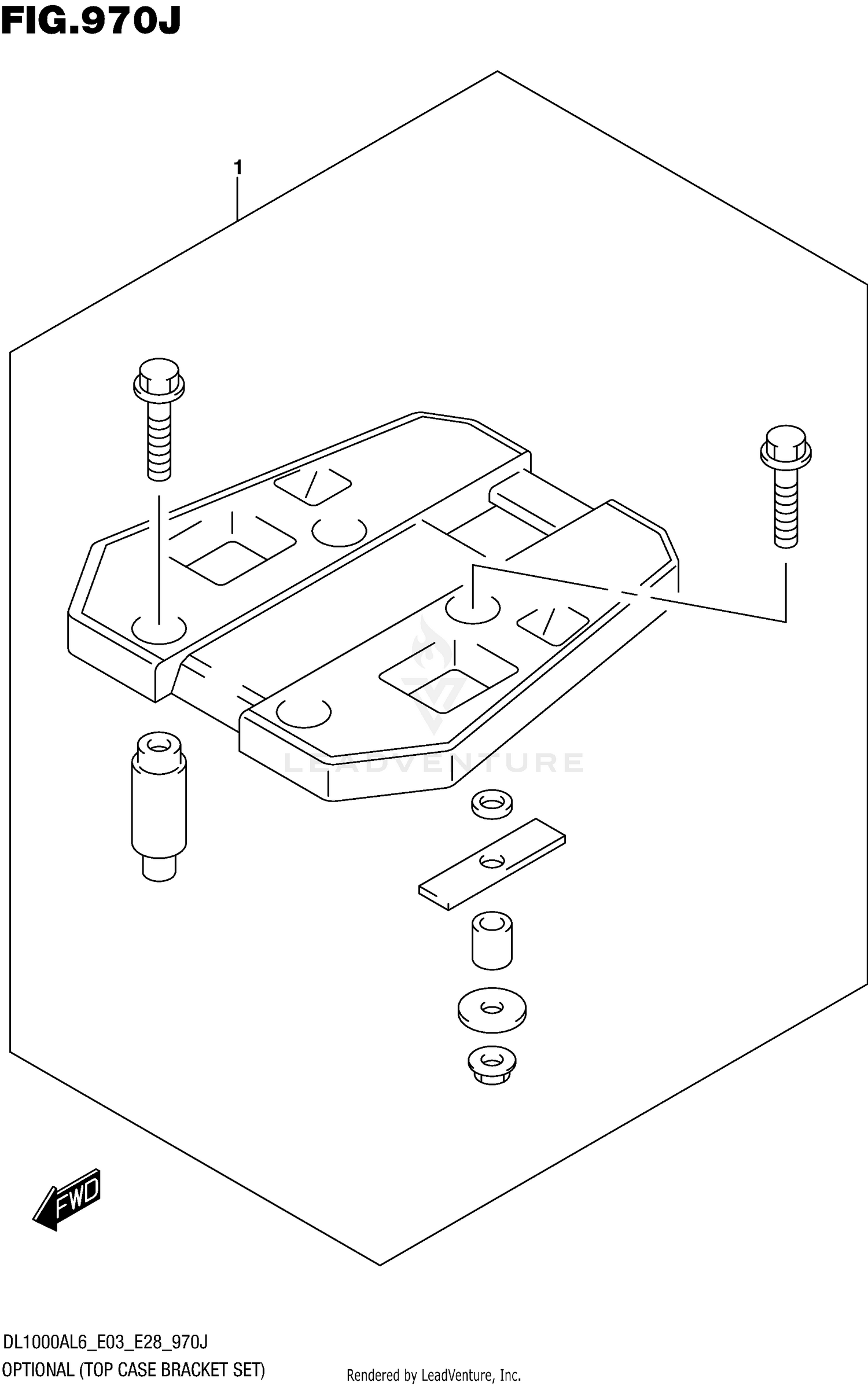 OPTIONAL (TOP CASE BRACKET SET)
