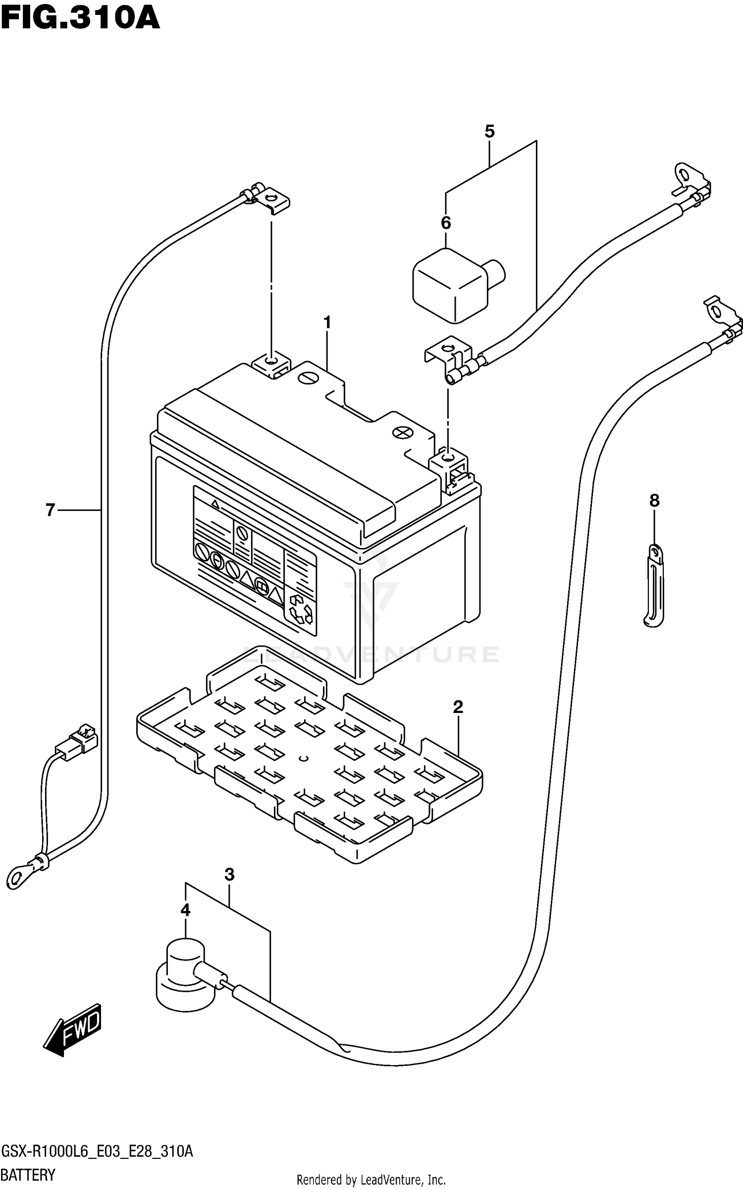 BATTERY (GSX-R1000L6 E03)