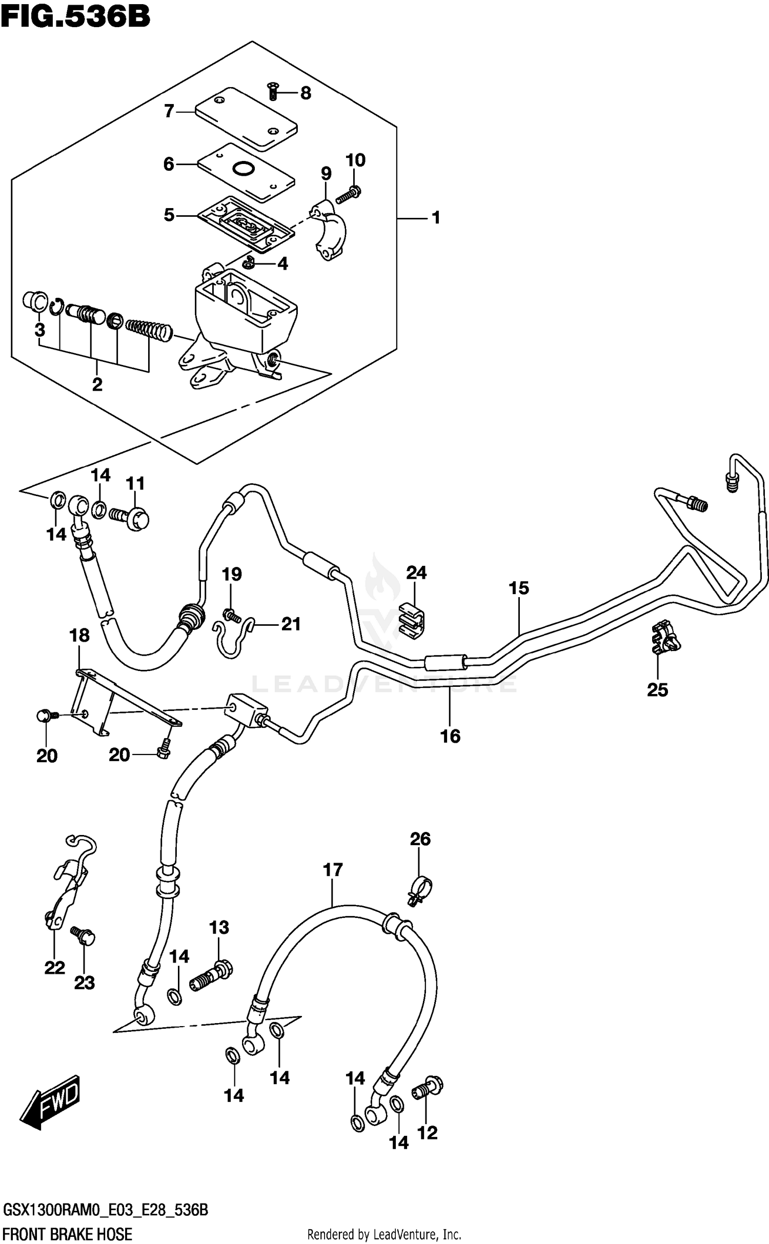 FRONT BRAKE HOSE