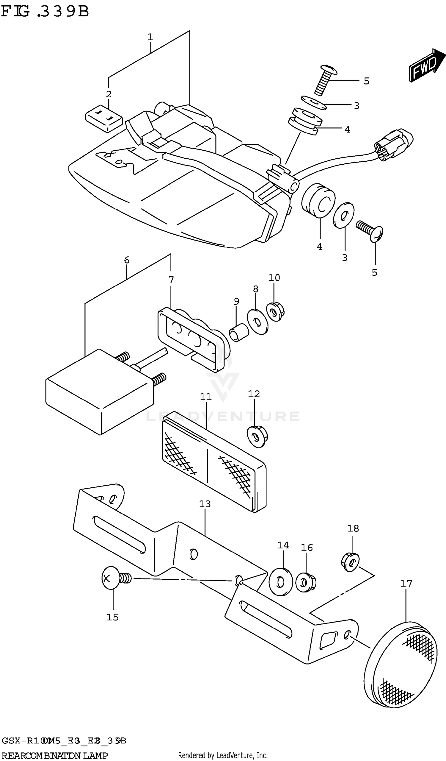 REAR COMBINATION LAMP