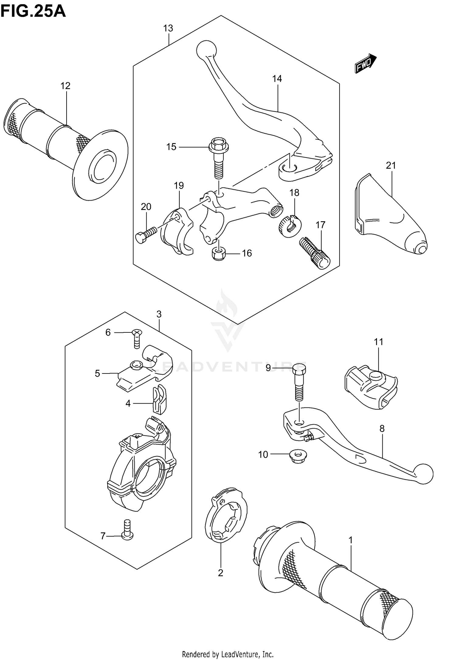 HANDLE LEVER (MODEL K5/K6)