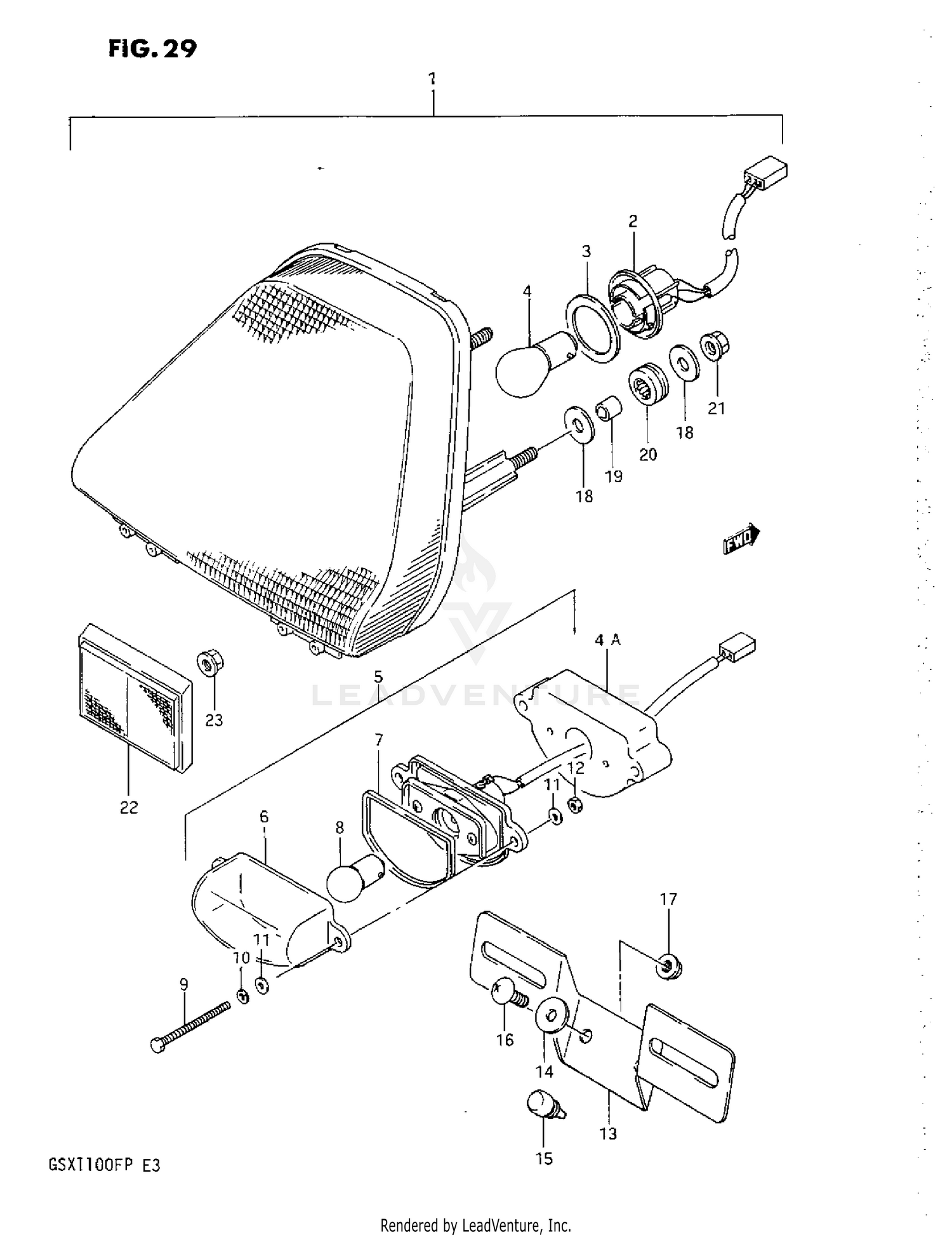 REAR COMBINATION LAMP