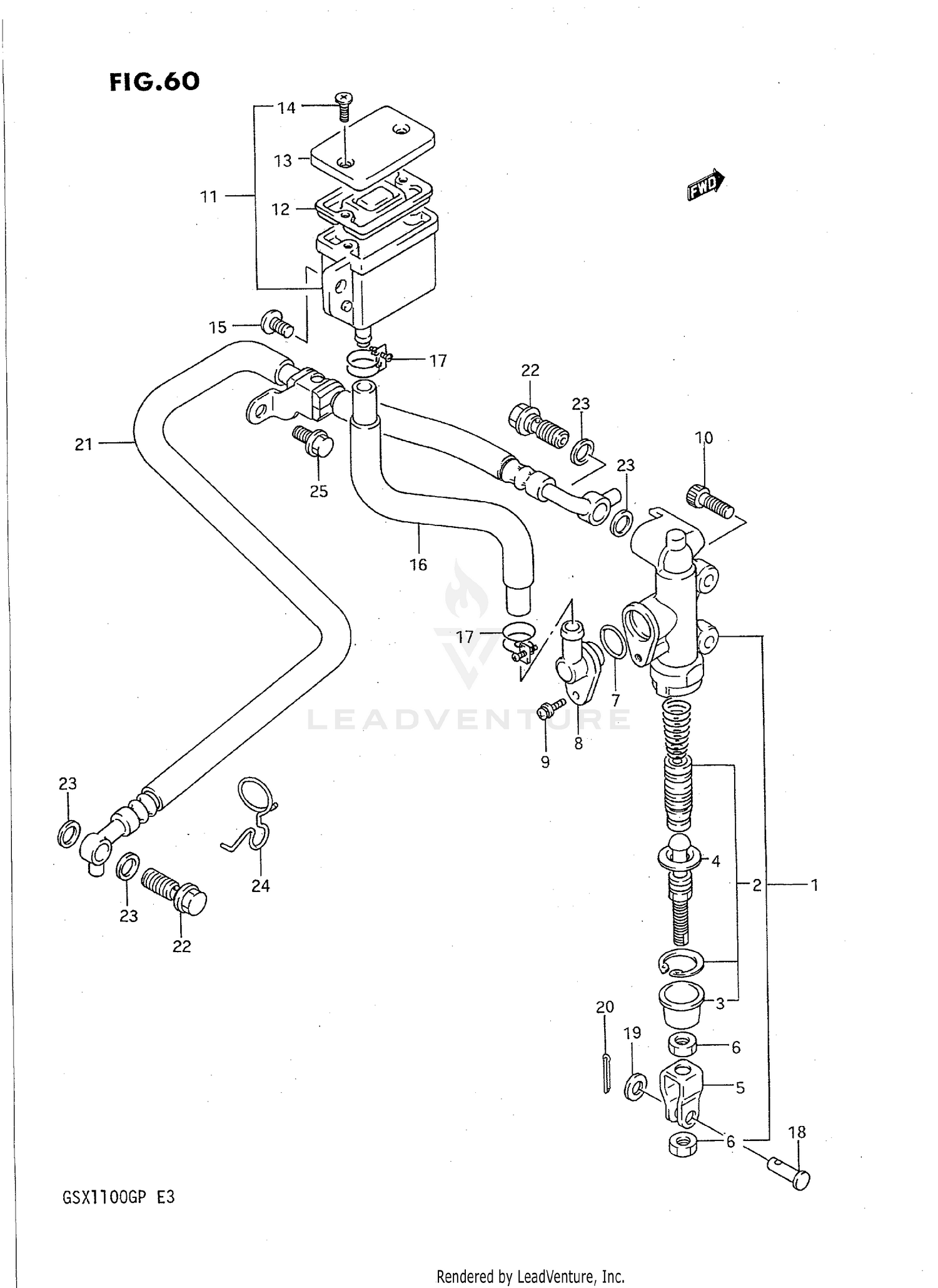 REAR MASTER CYLINDER