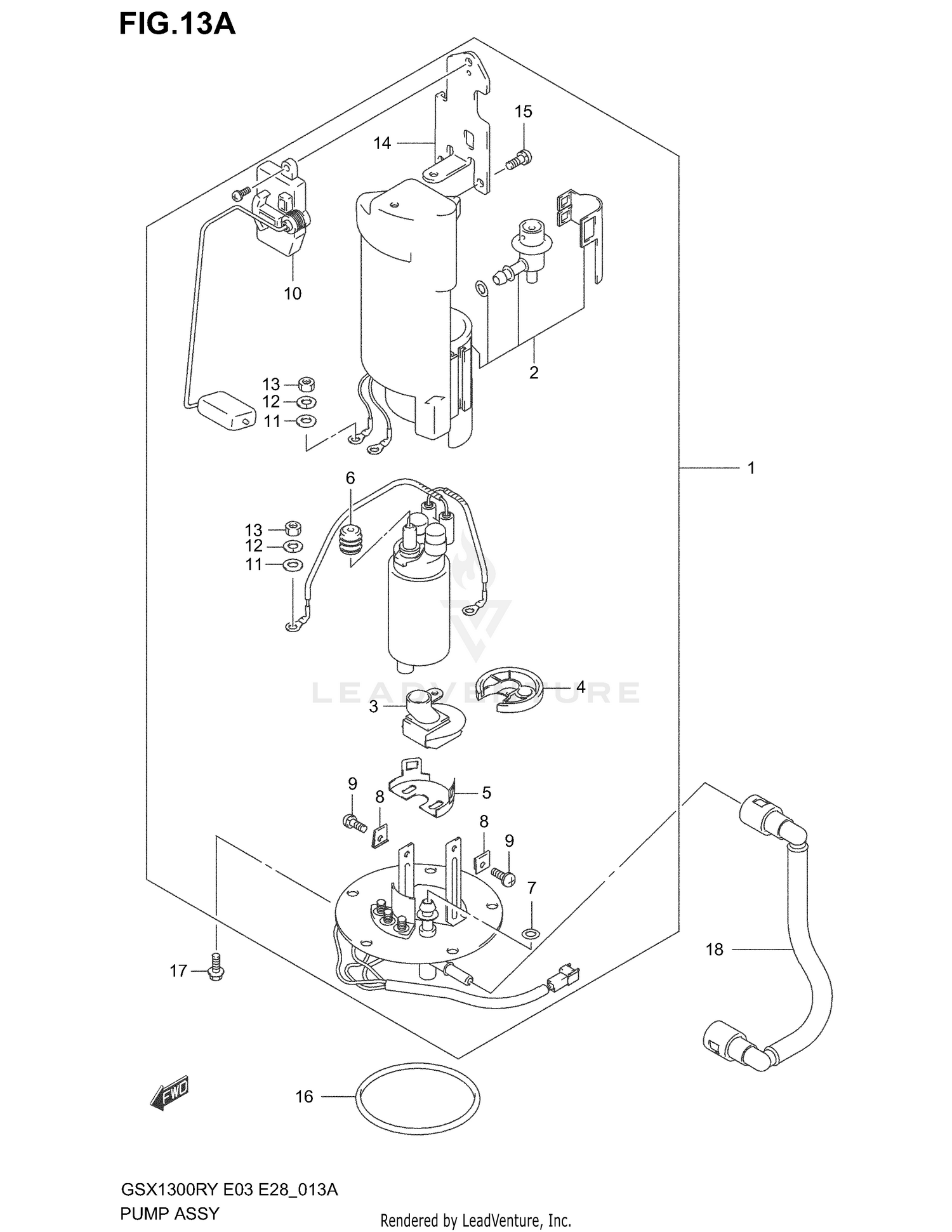 PUMP ASSY (MODEL K1/K2/K3)