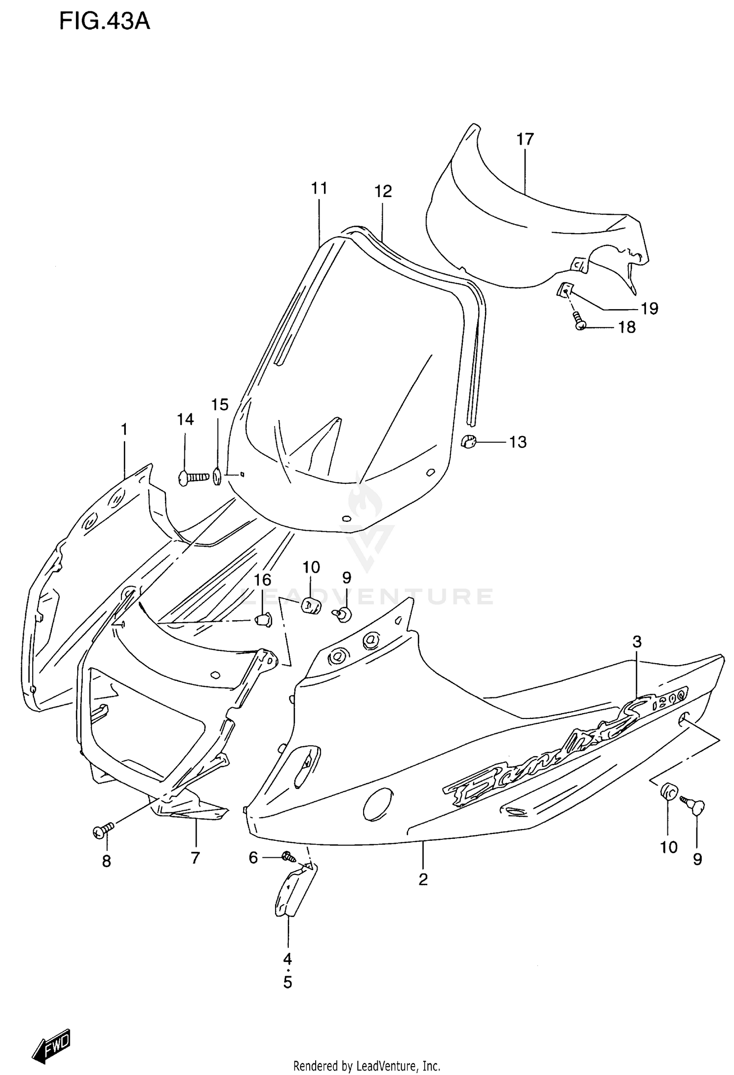 COWLING BODY (MODEL W)