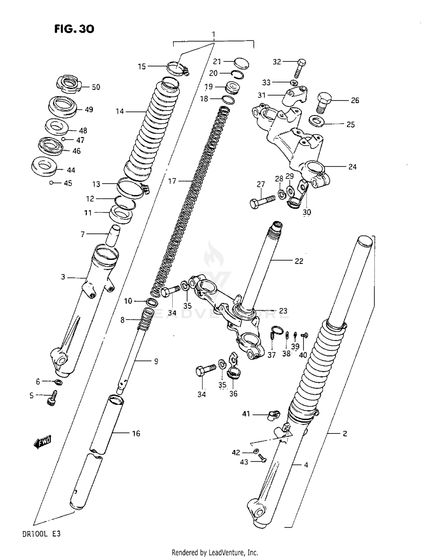 FRONT FORK (H/J/K/L)