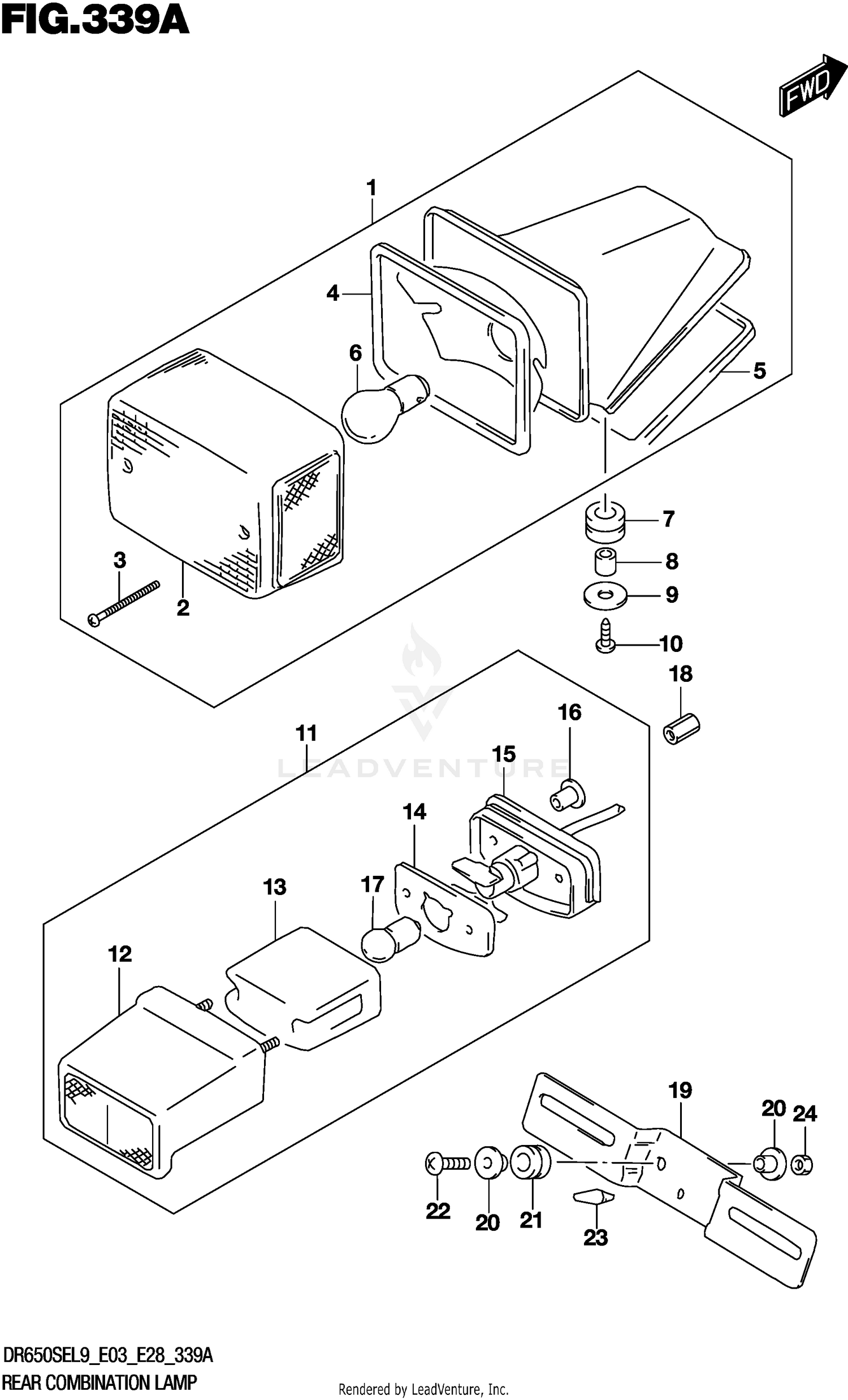 REAR COMBINATION LAMP