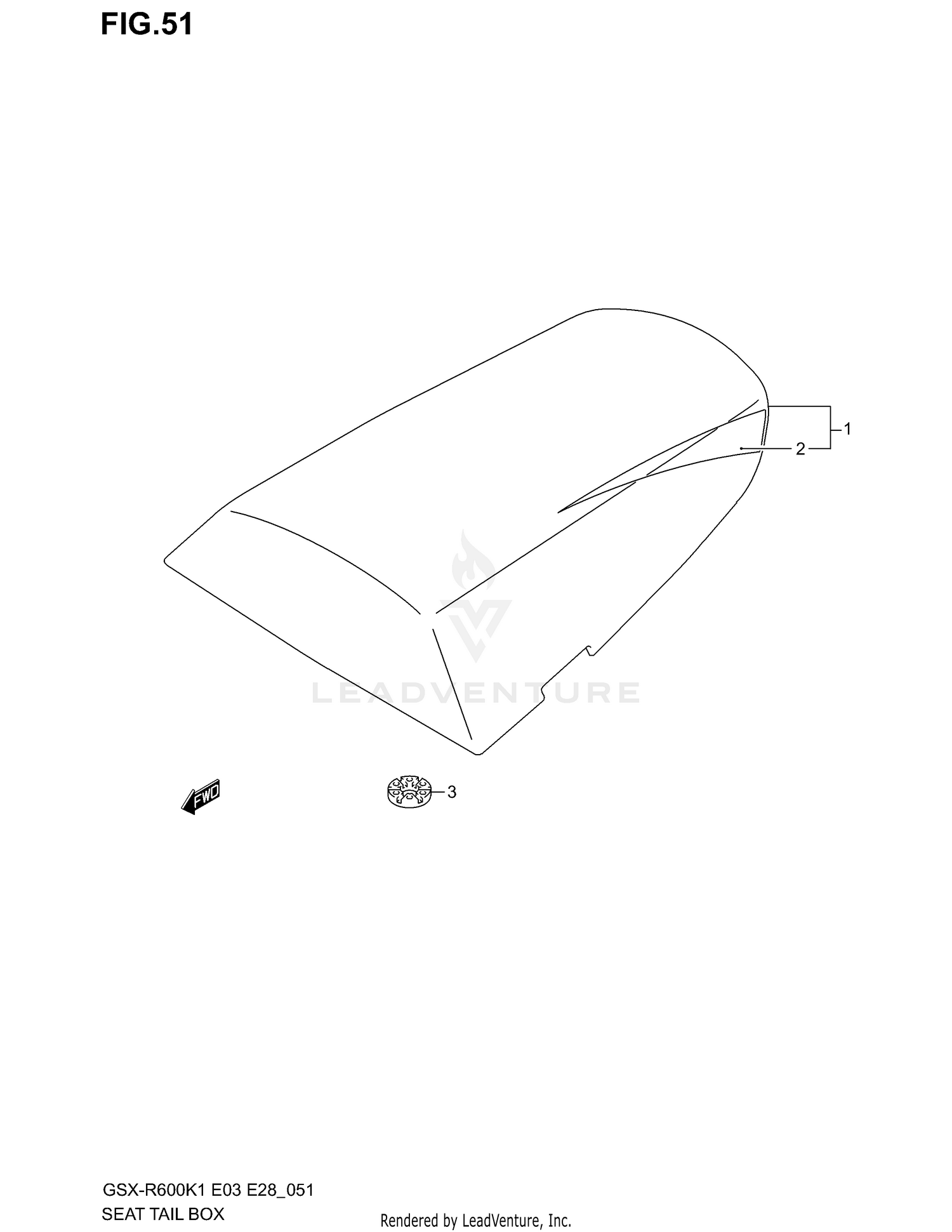 SEAT TAIL BOX (MODEL K1)