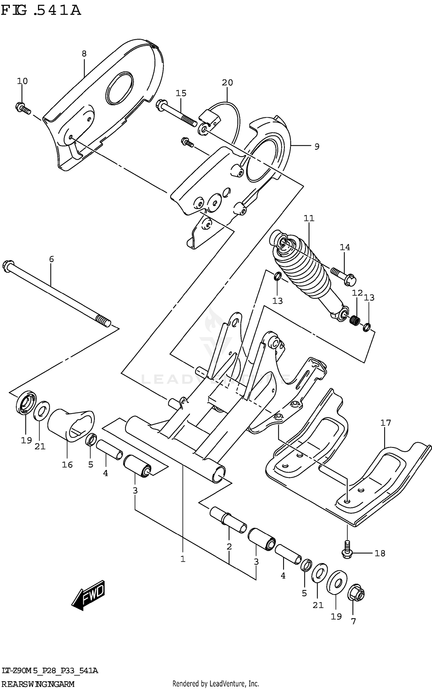 REAR SWINGINGARM