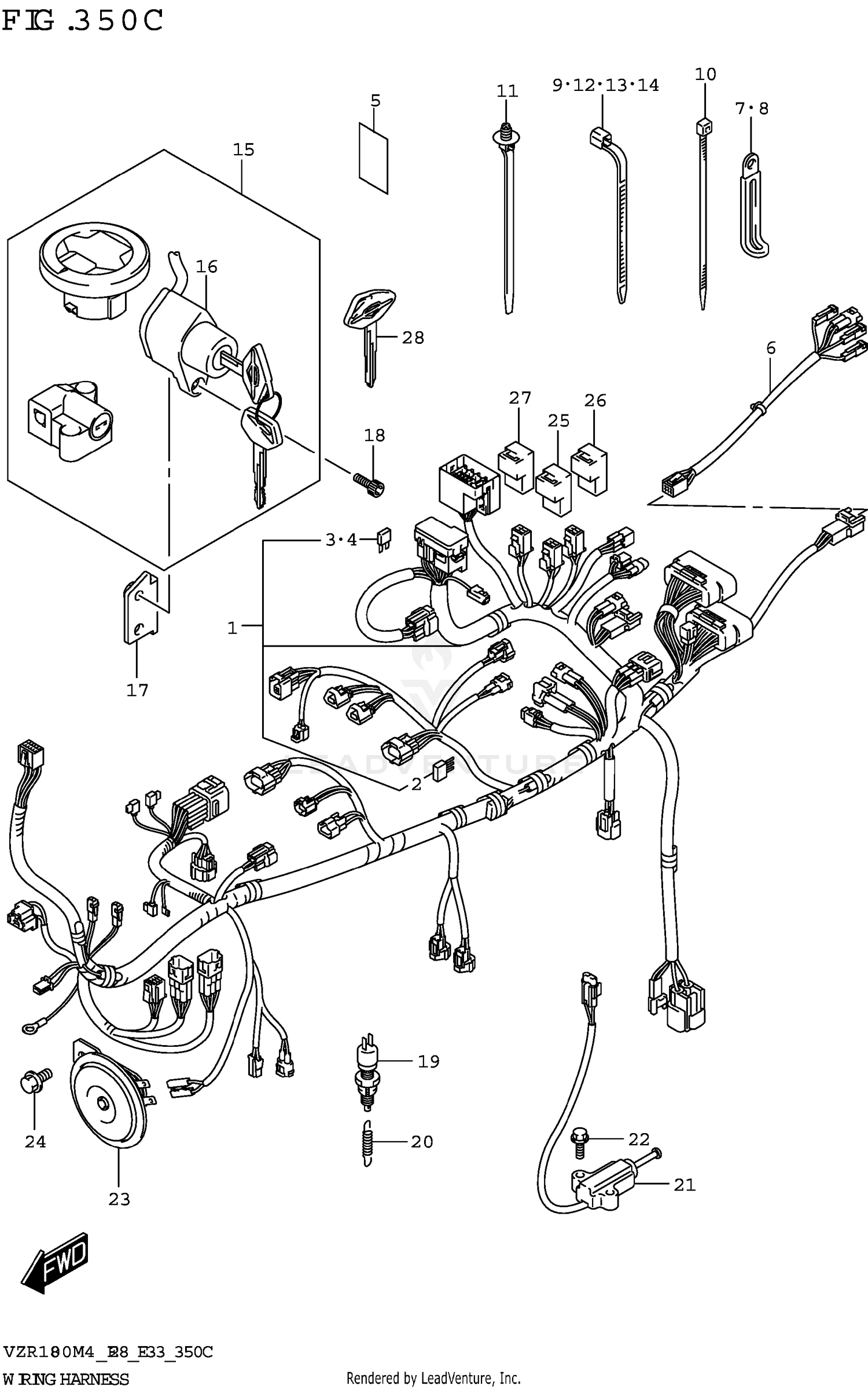 WIRING HARNESS (E28)
