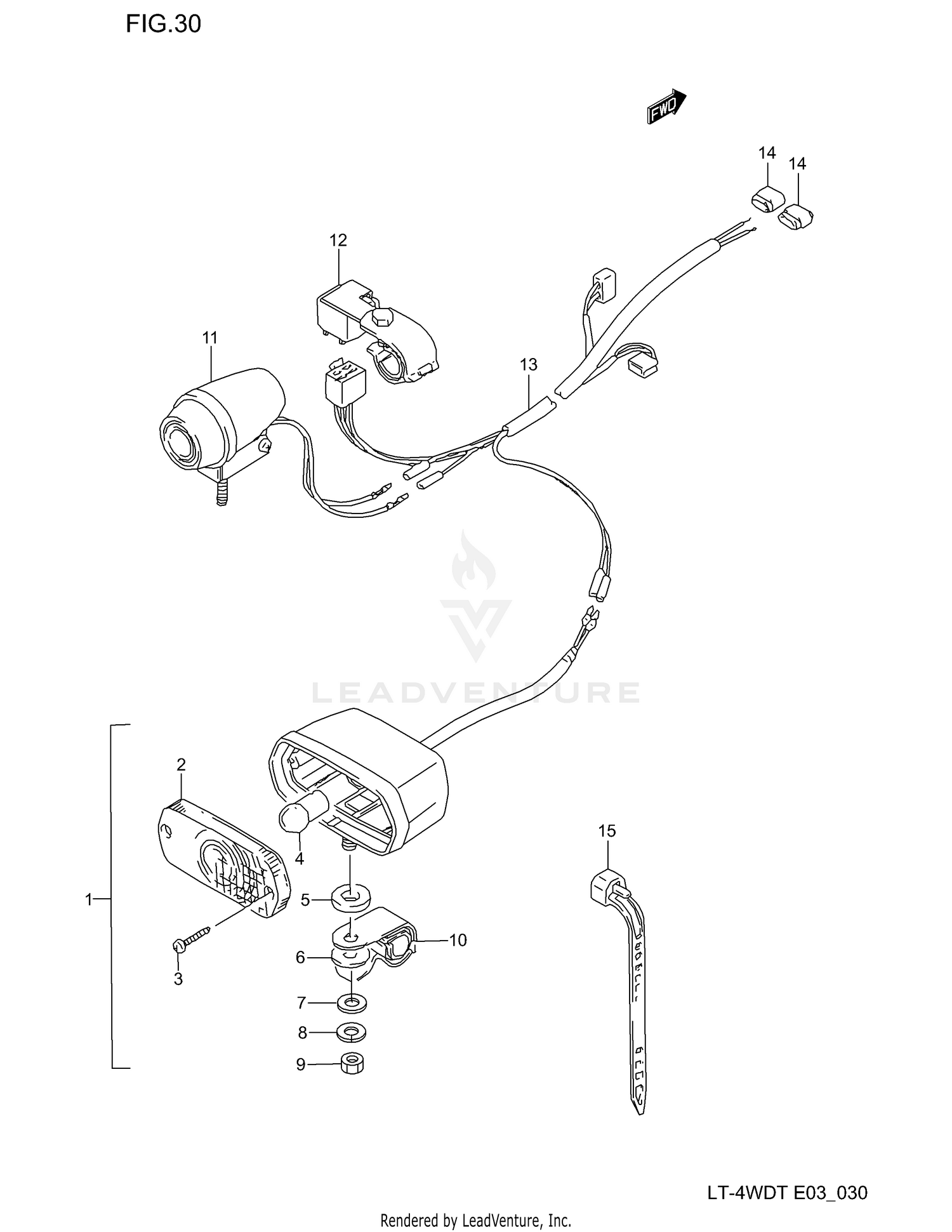 BACKUP LAMP (OPTIONAL)