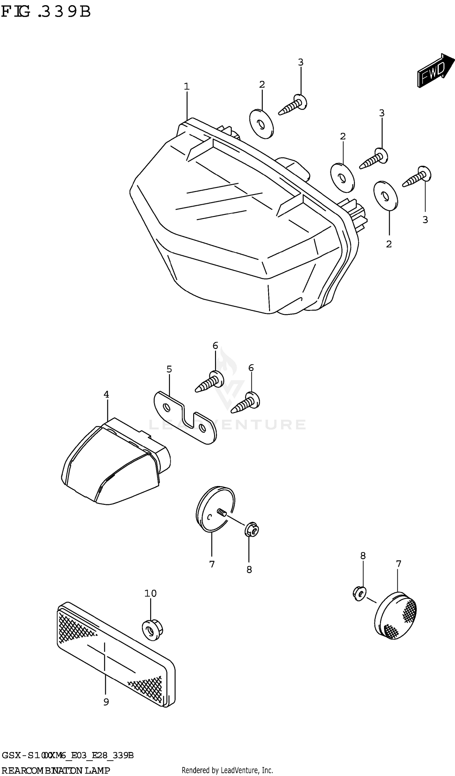 REAR COMBINATION LAMP
