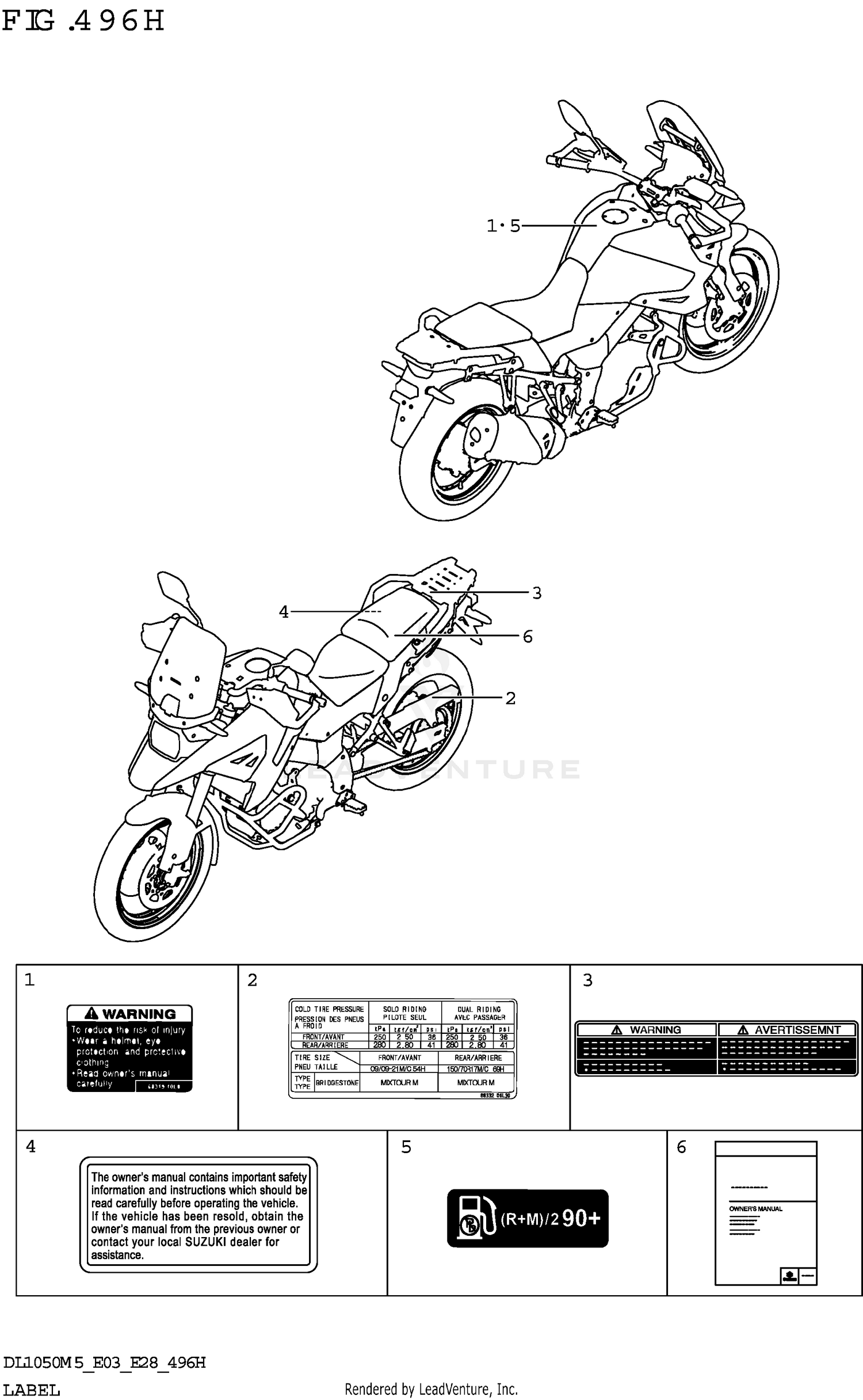 LABEL (DL1050RJ:E03)