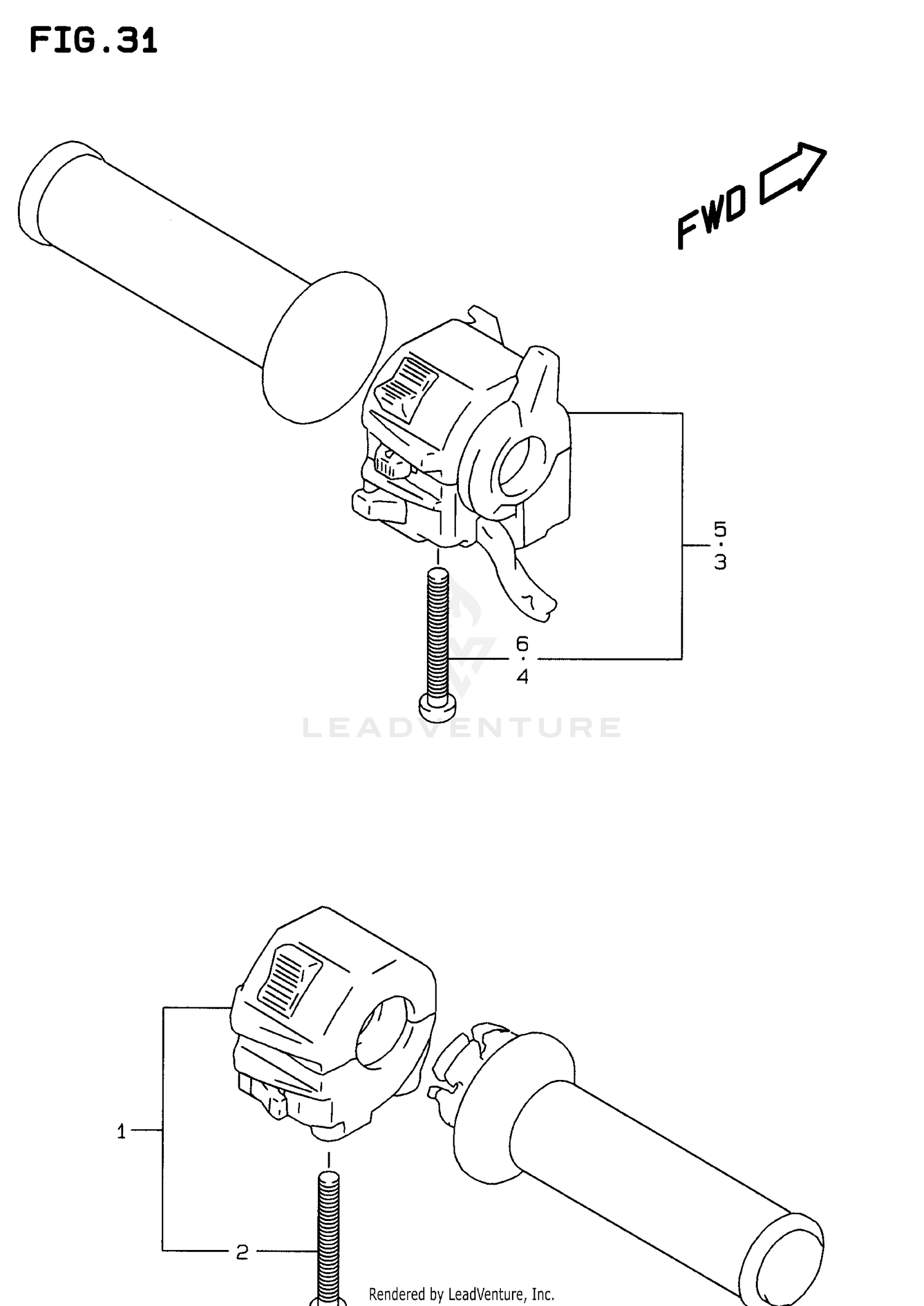 HANDLE SWITCH (MODEL T)
