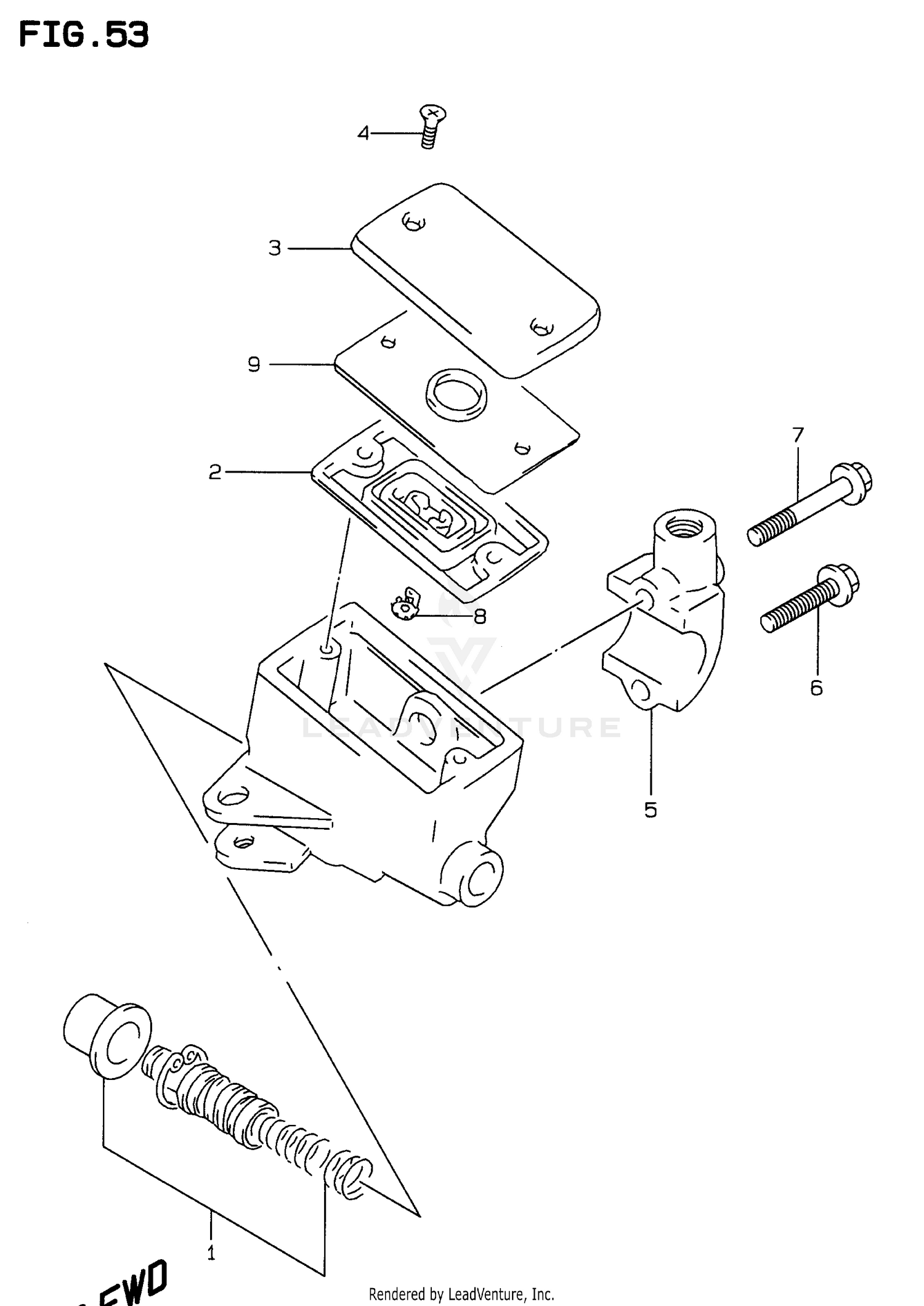 FRONT MASTER CYLINDER