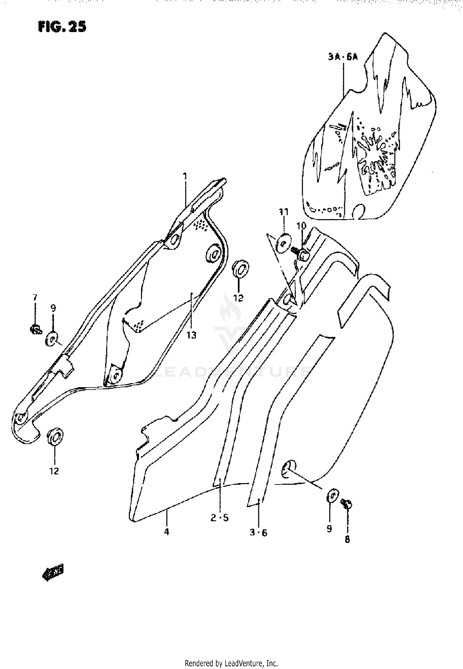 FRAME COVER (MODEL K/L/M)
