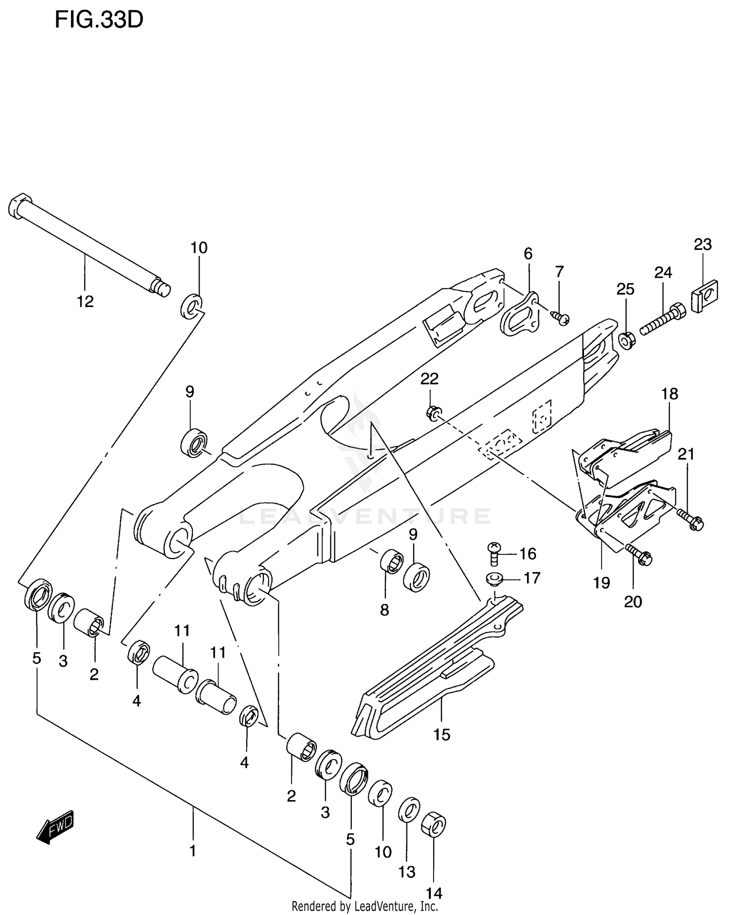 REAR SWINGING ARM (MODEL Y)