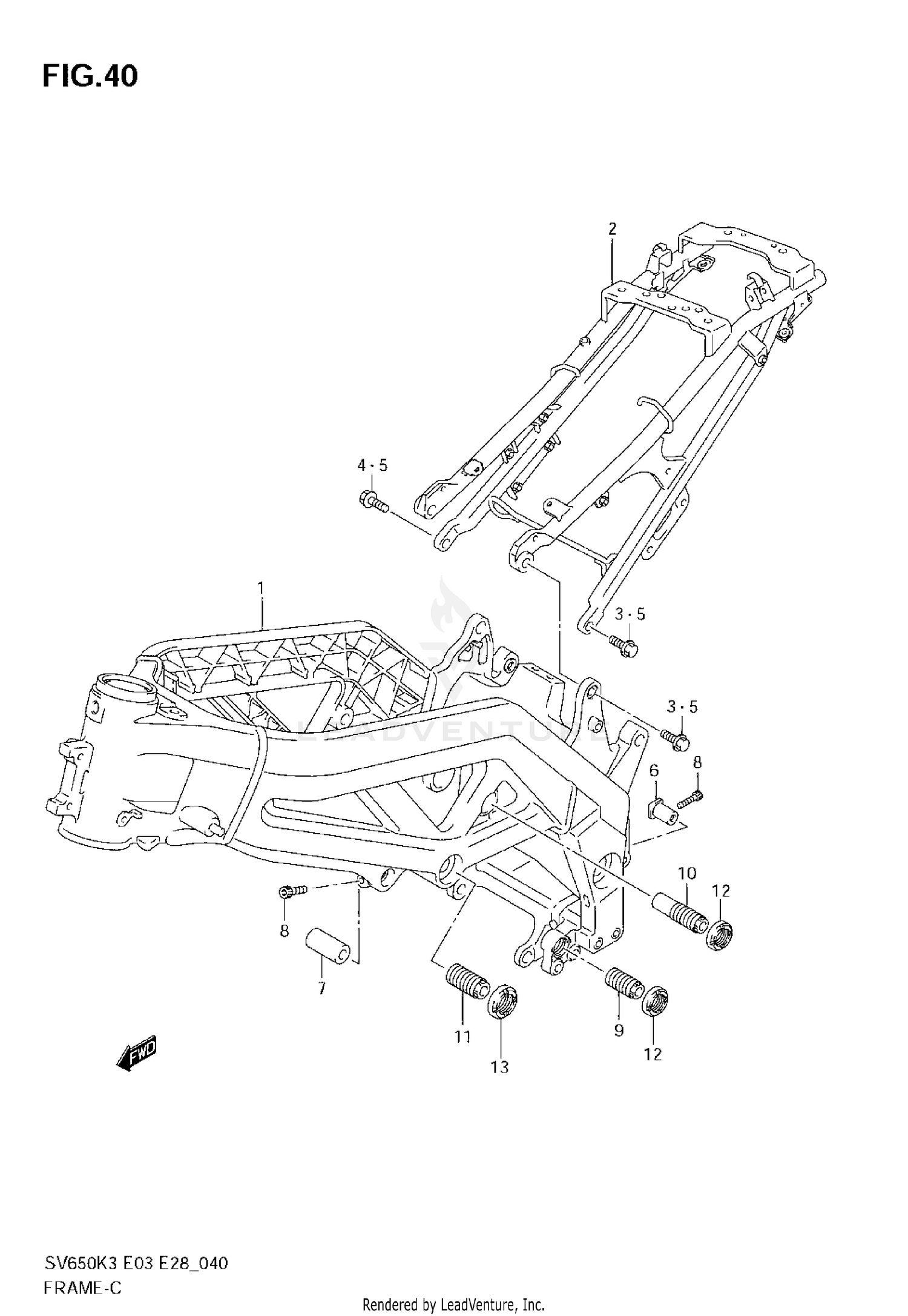 FRAME (MODEL K3/K4/K5/K6)
