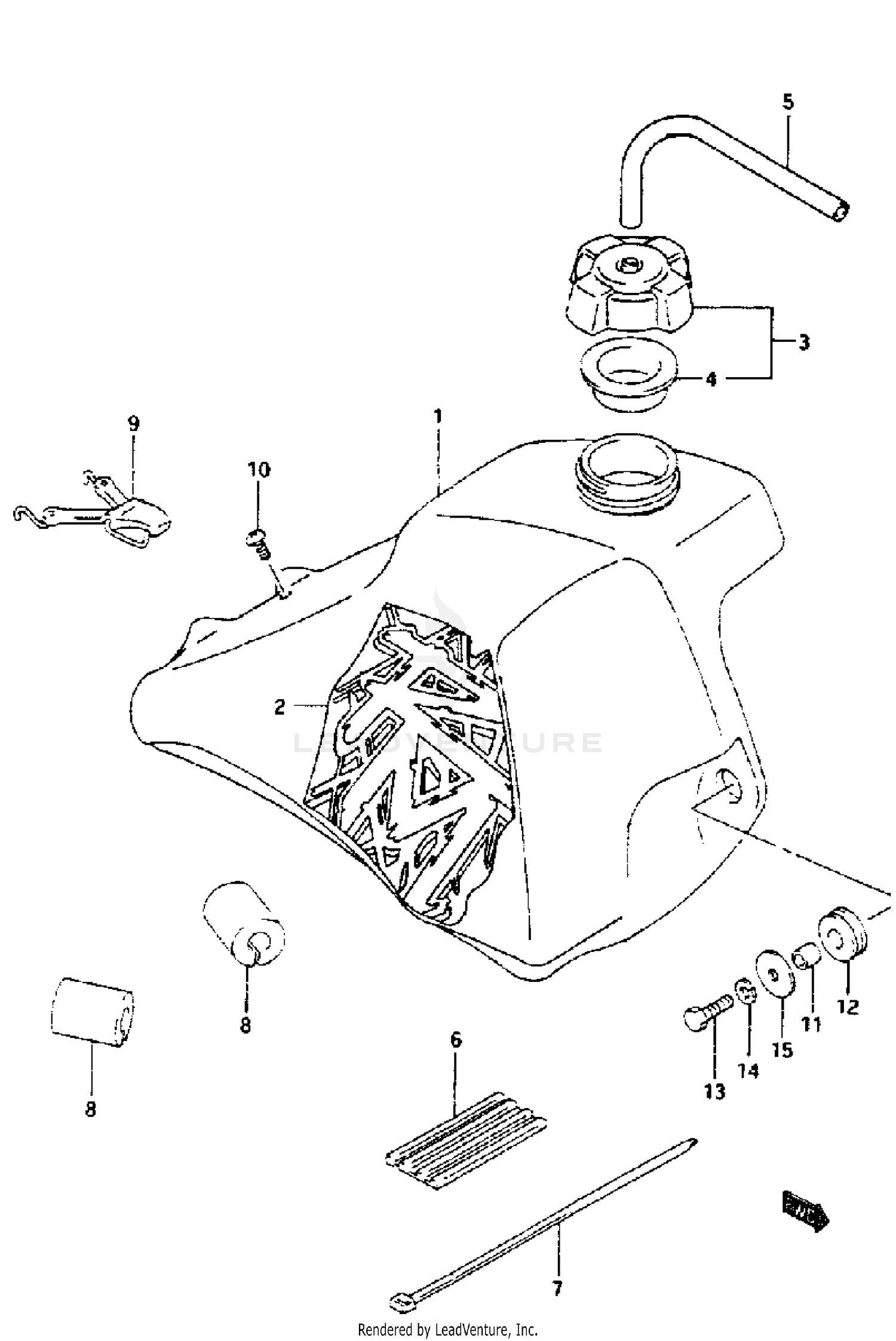 FUEL TANK (MODEL R/S)