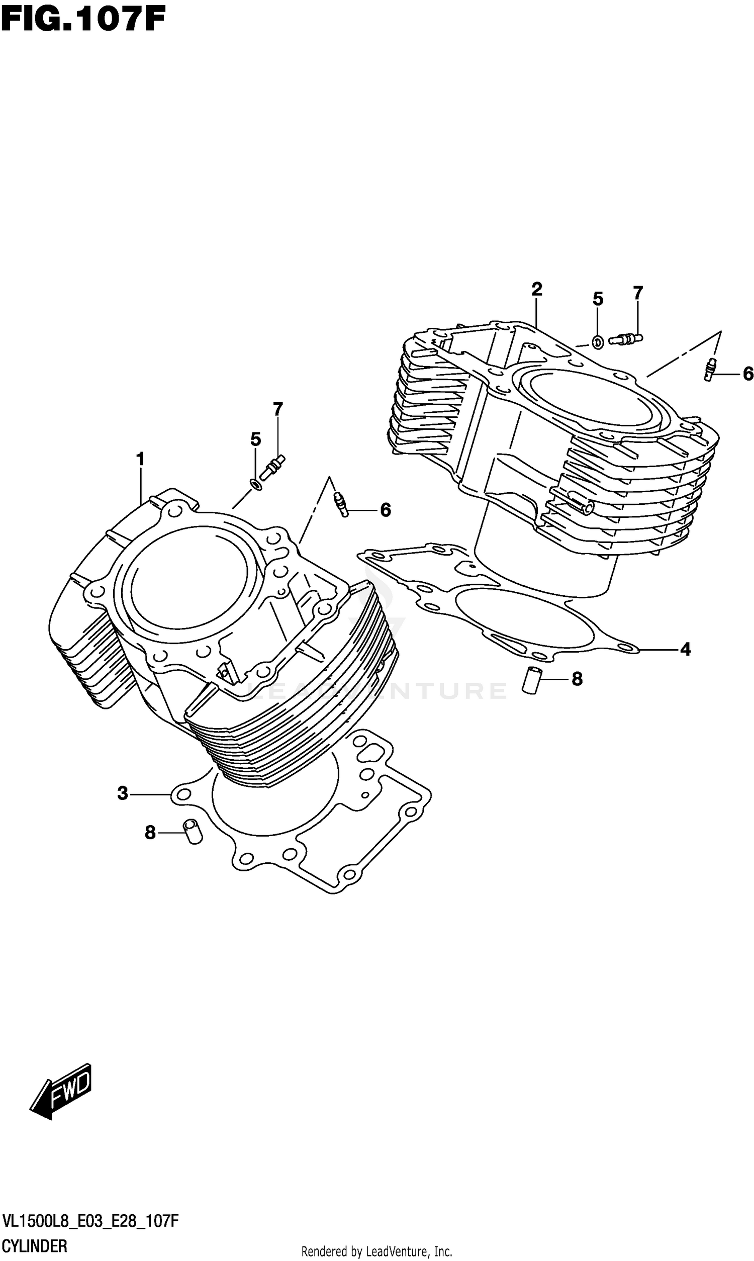 CYLINDER (VL1500TL8 E28)