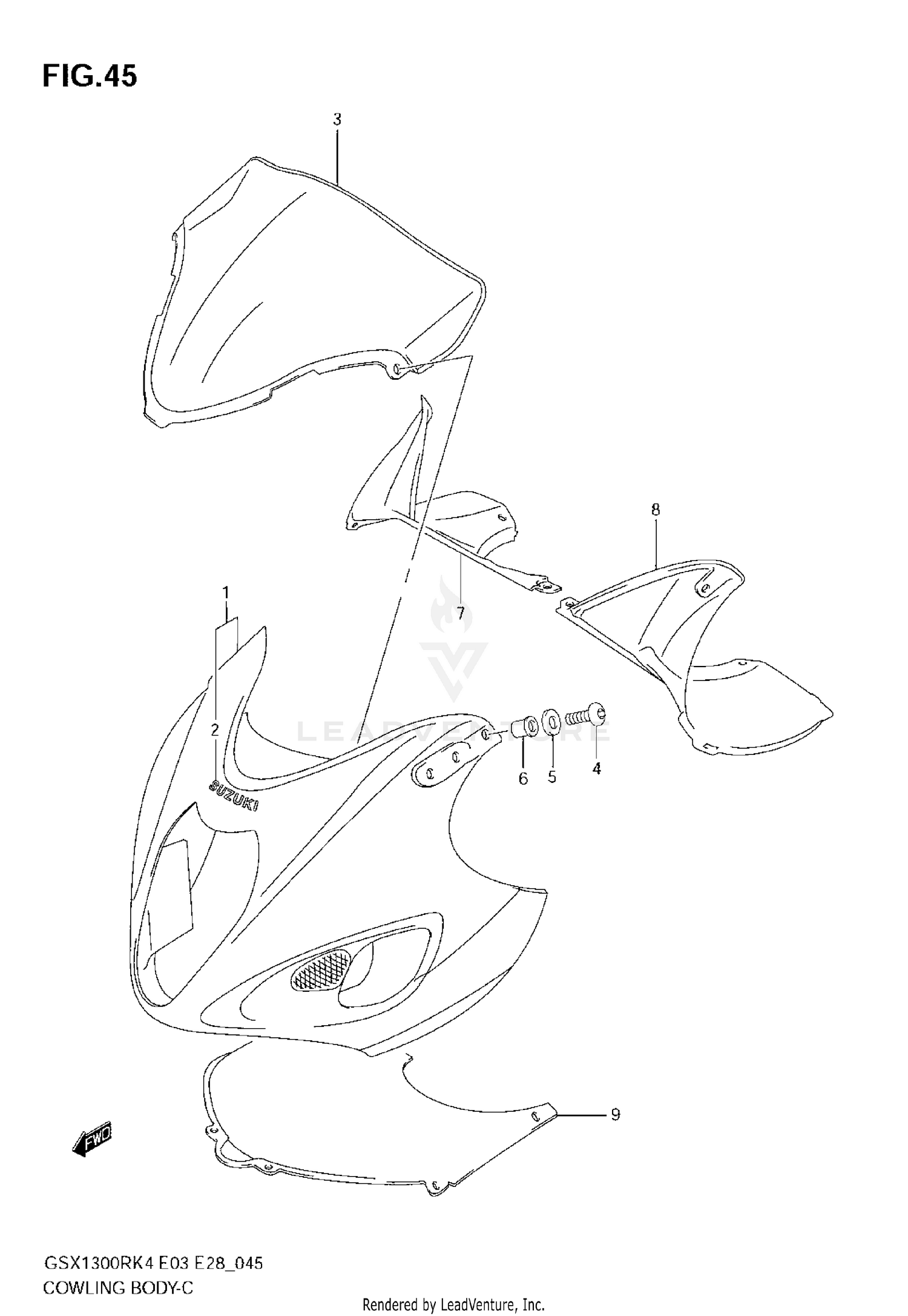 COWLING BODY (MODEL K4)