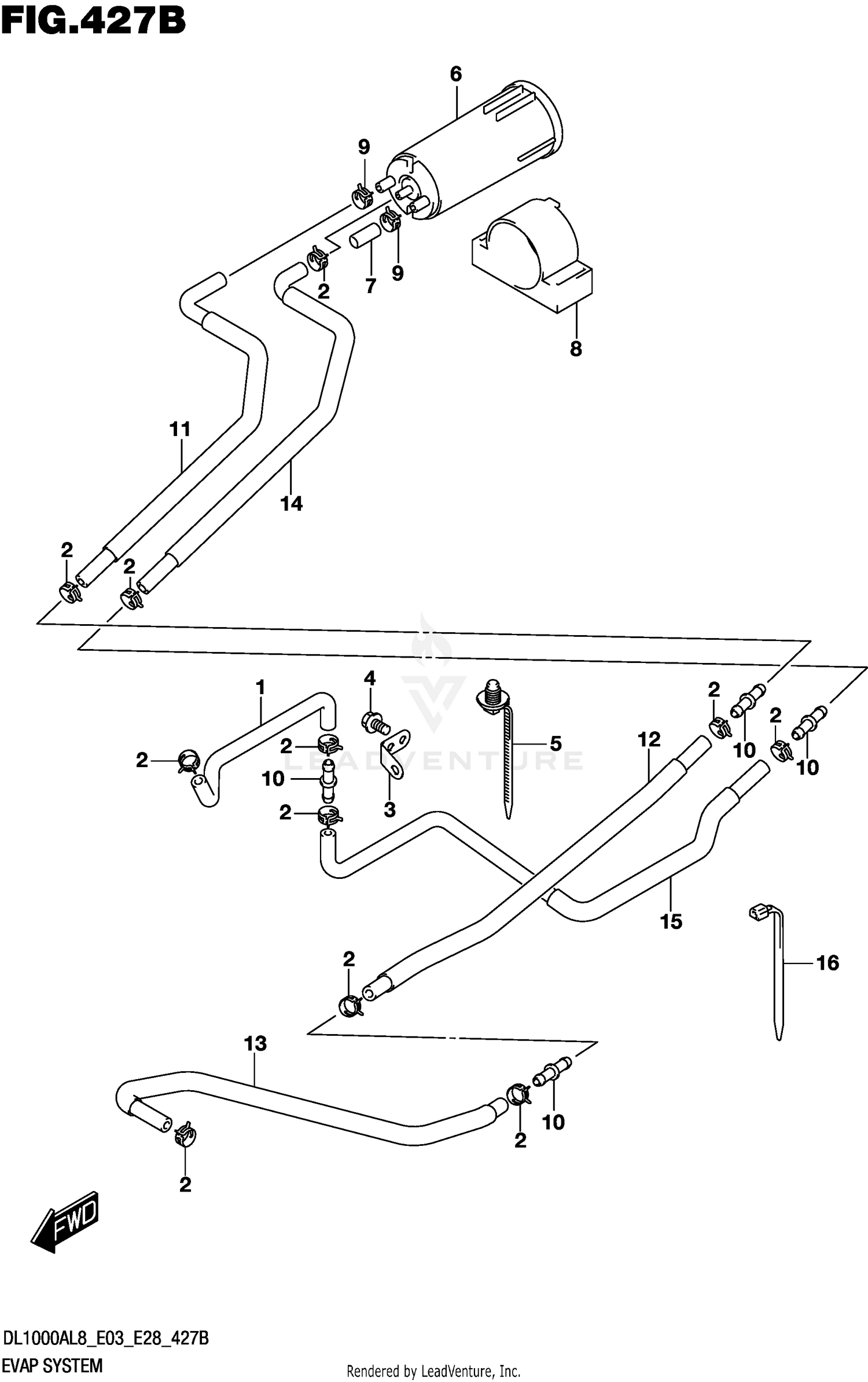 EVAP SYSTEM (DL1000XAL8 E33)